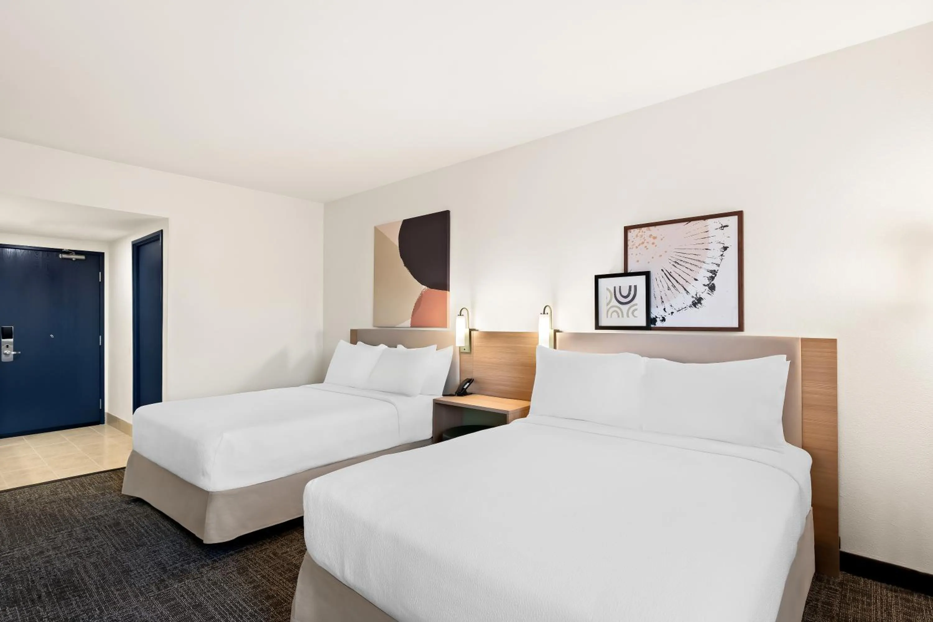 Bed in Spark by Hilton Newest Hotel in Williams CA