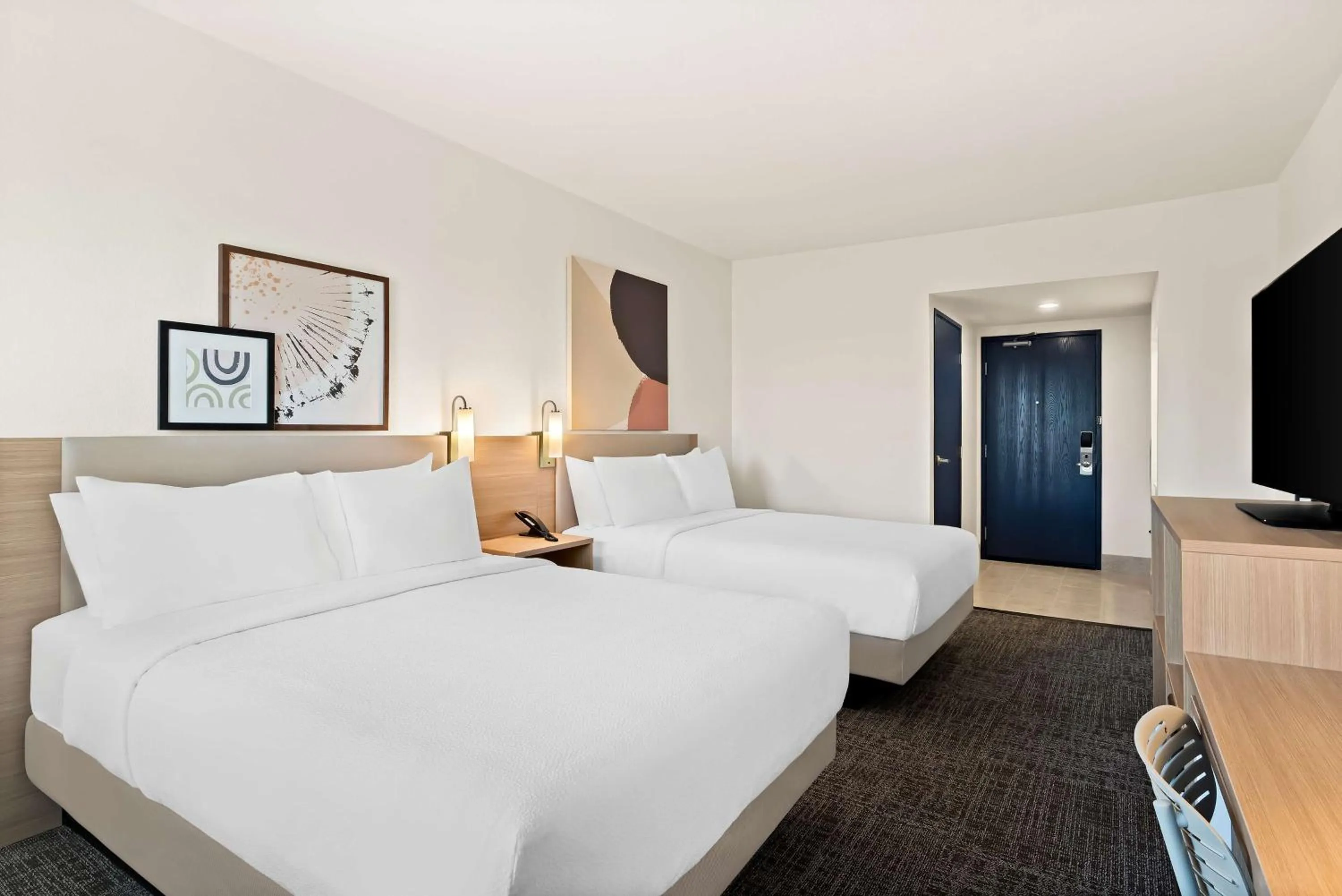 Photo of the whole room, Bed in Spark by Hilton Newest Hotel in Williams CA