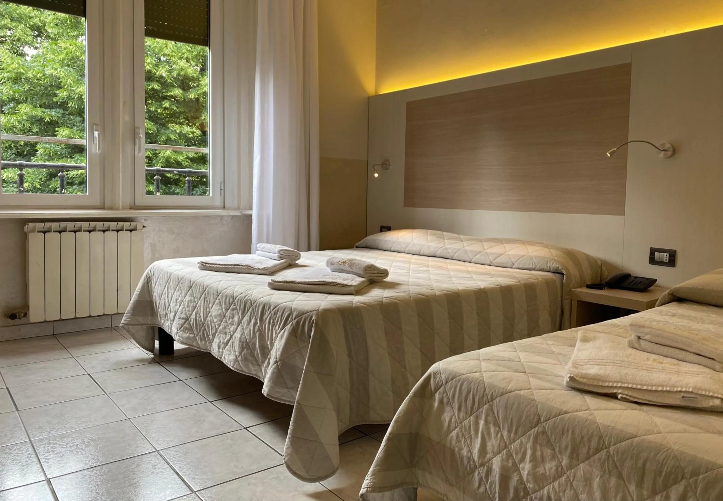 Bed in Hotel Due Giardini