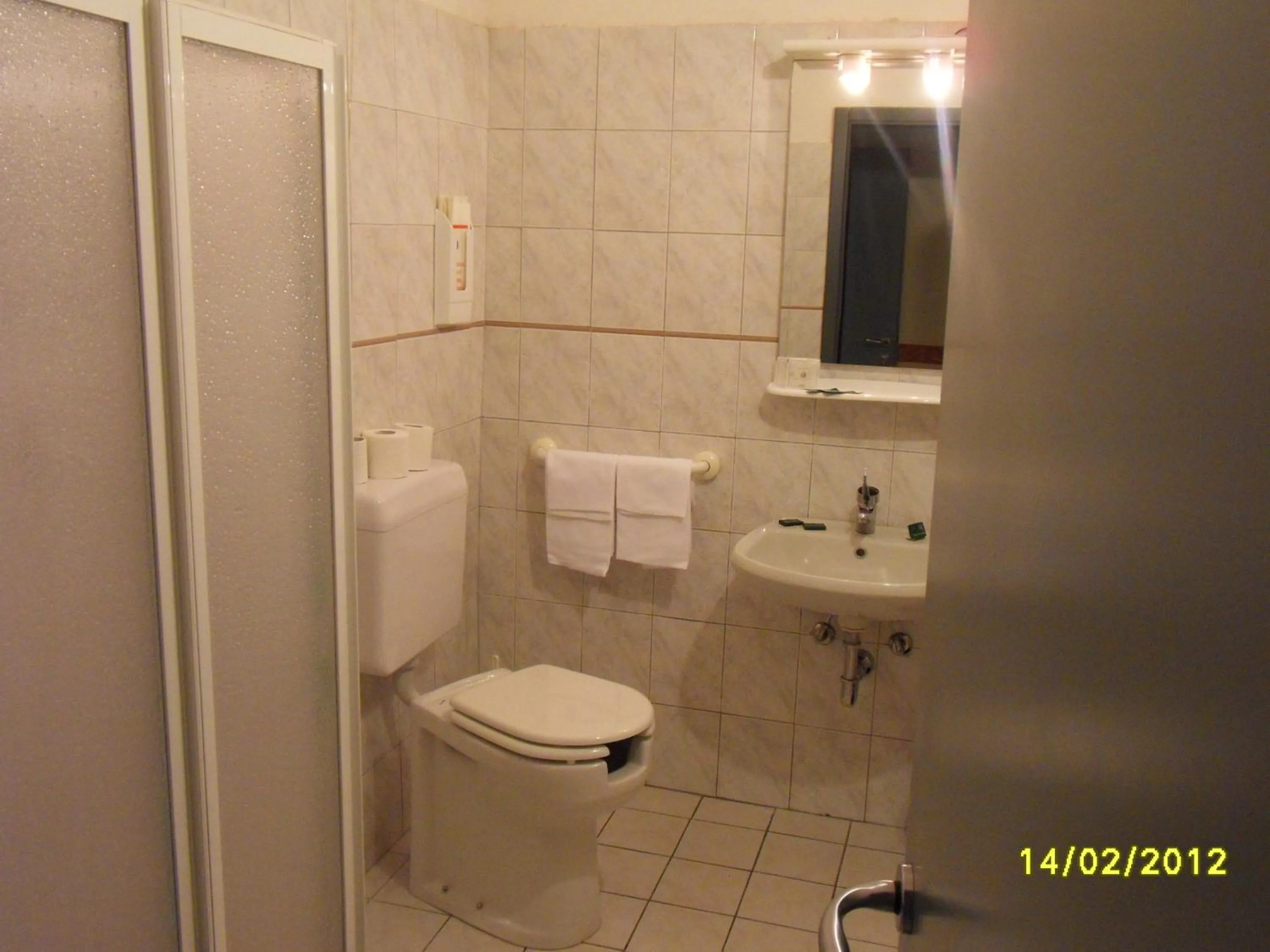 Bathroom in Hotel Due Giardini