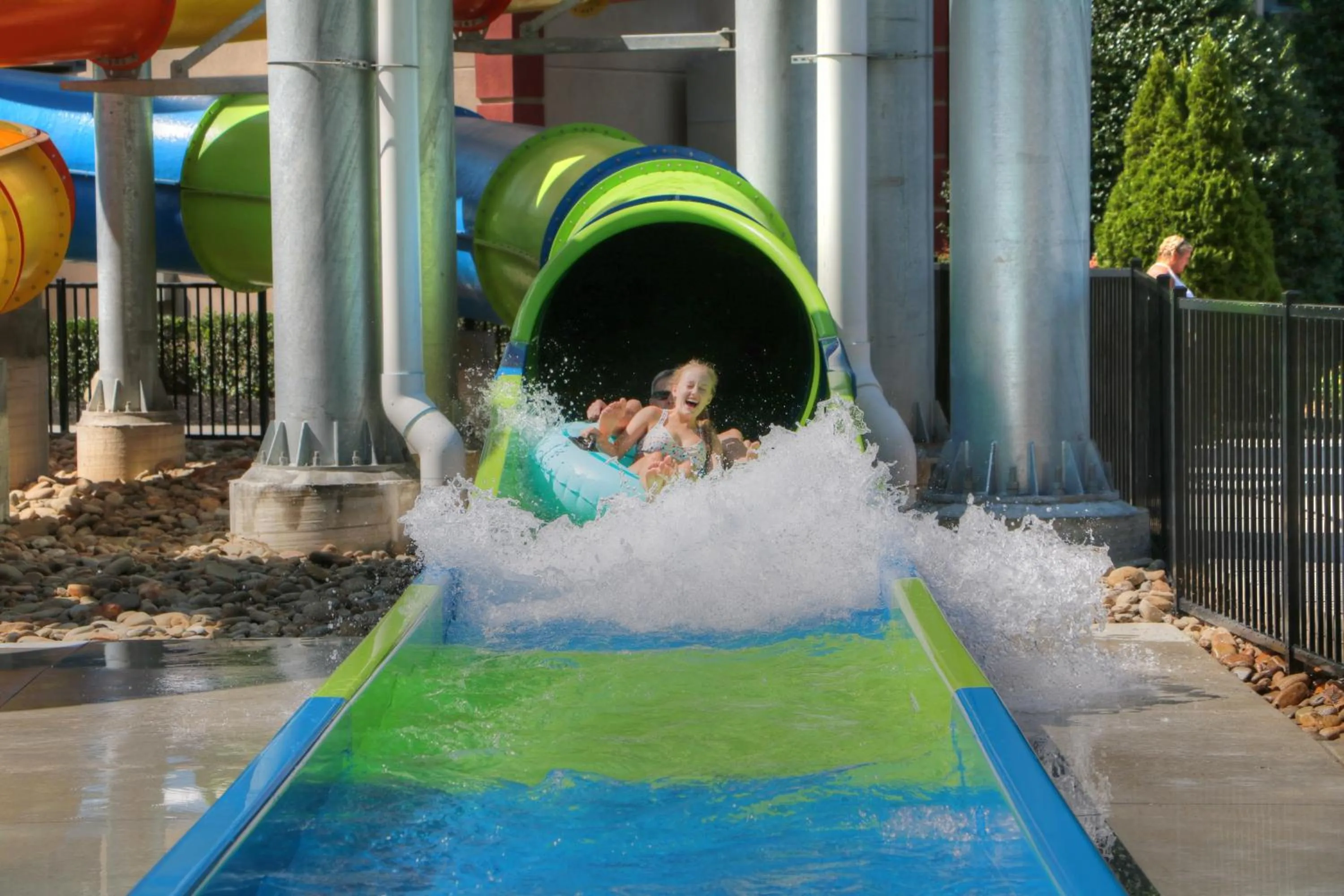 Aqua park in Country Cascades Waterpark Resort