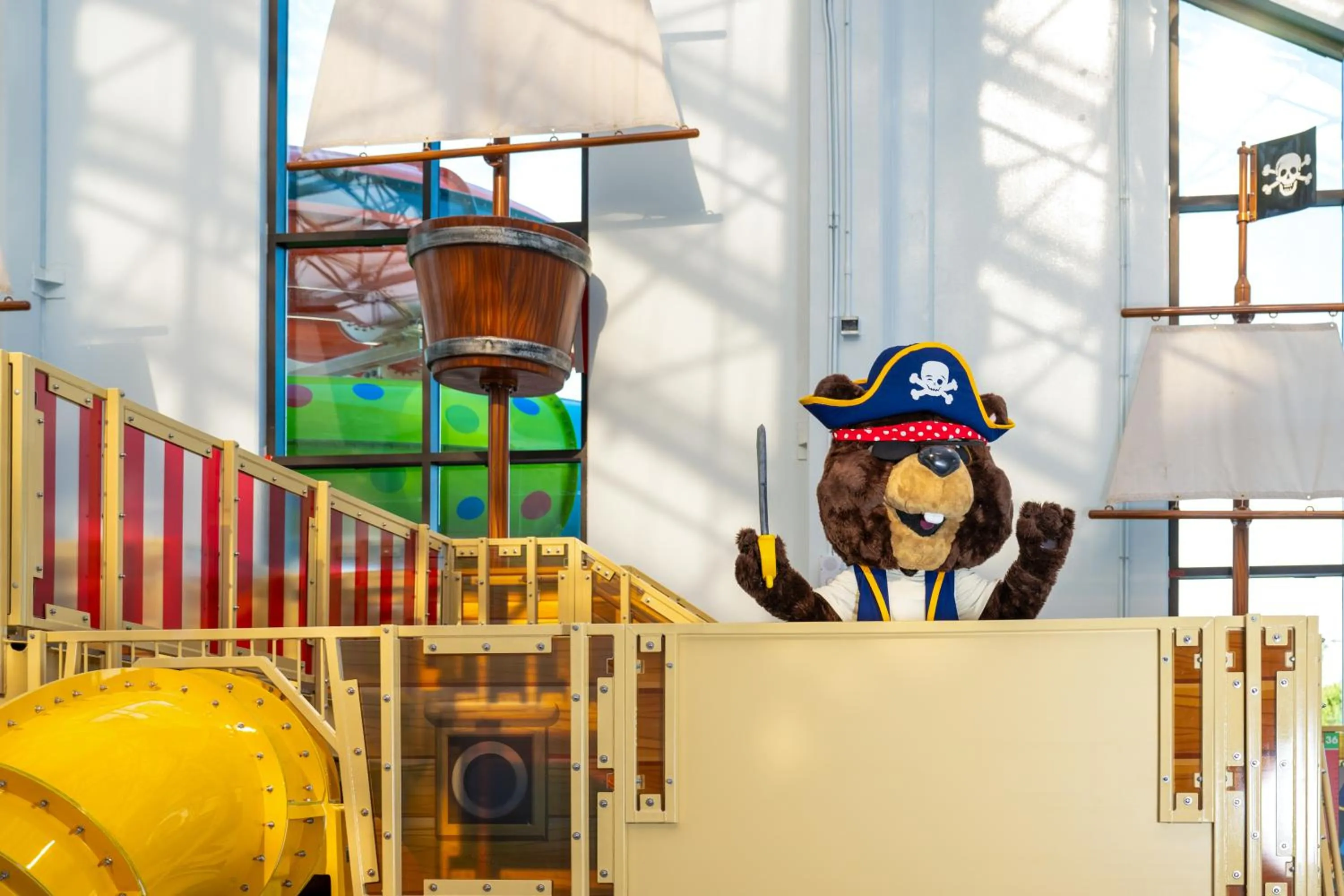 Aqua park in Country Cascades Waterpark Resort