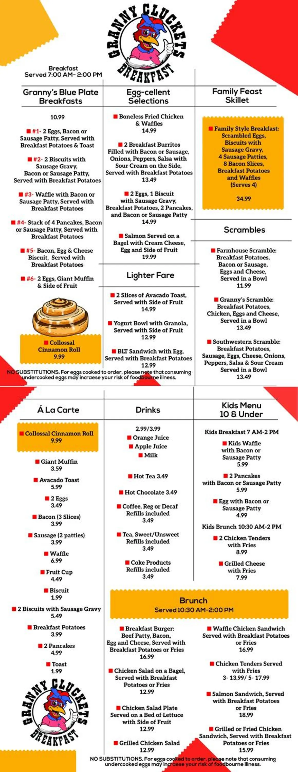 Restaurant/places to eat in Country Cascades Waterpark Resort