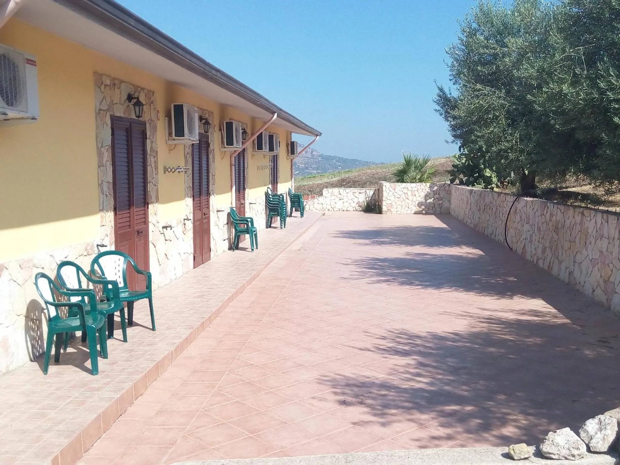 Patio in Agriturismo La Targa