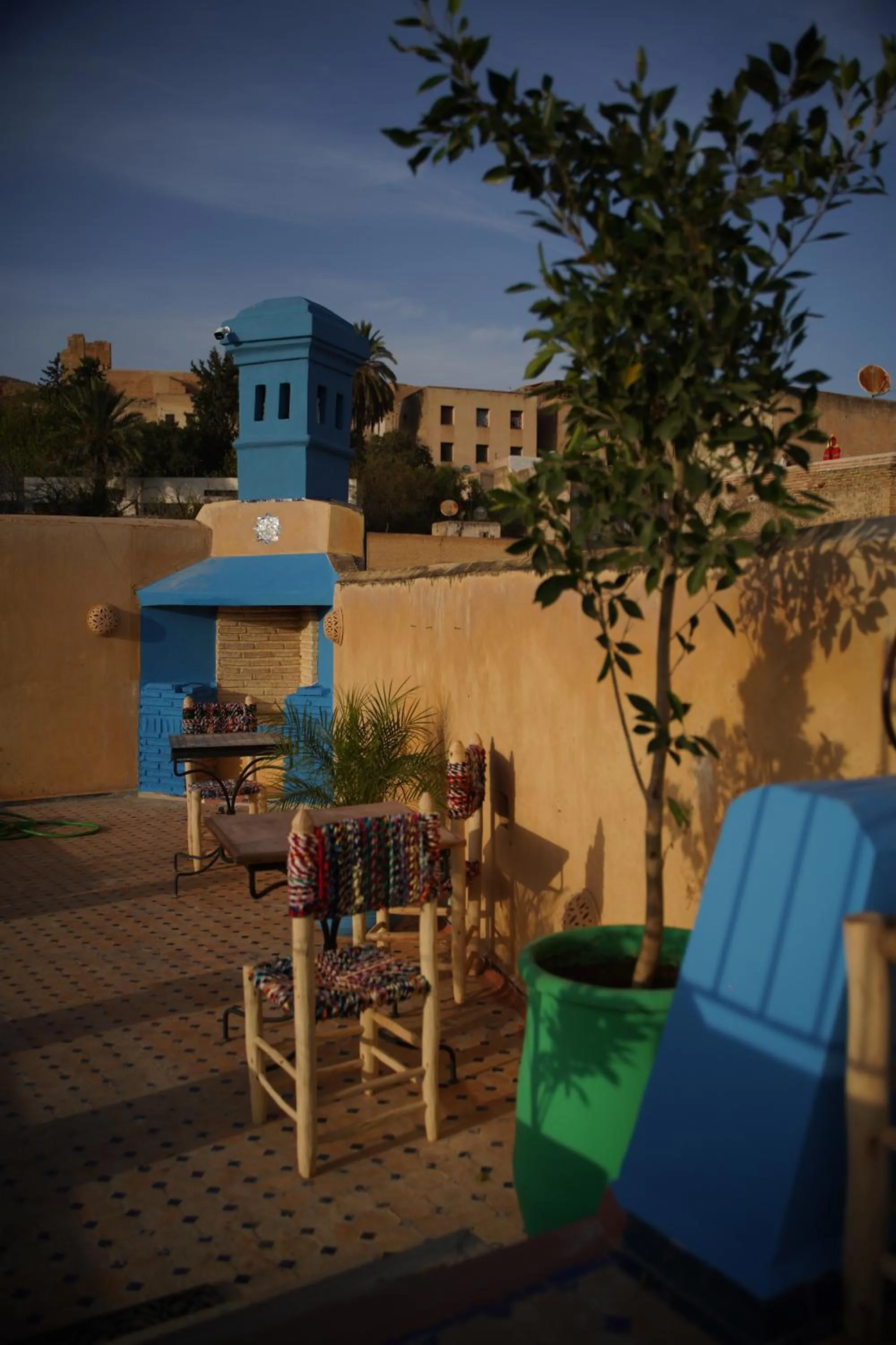 Patio in La Cheminée Bleue Fes