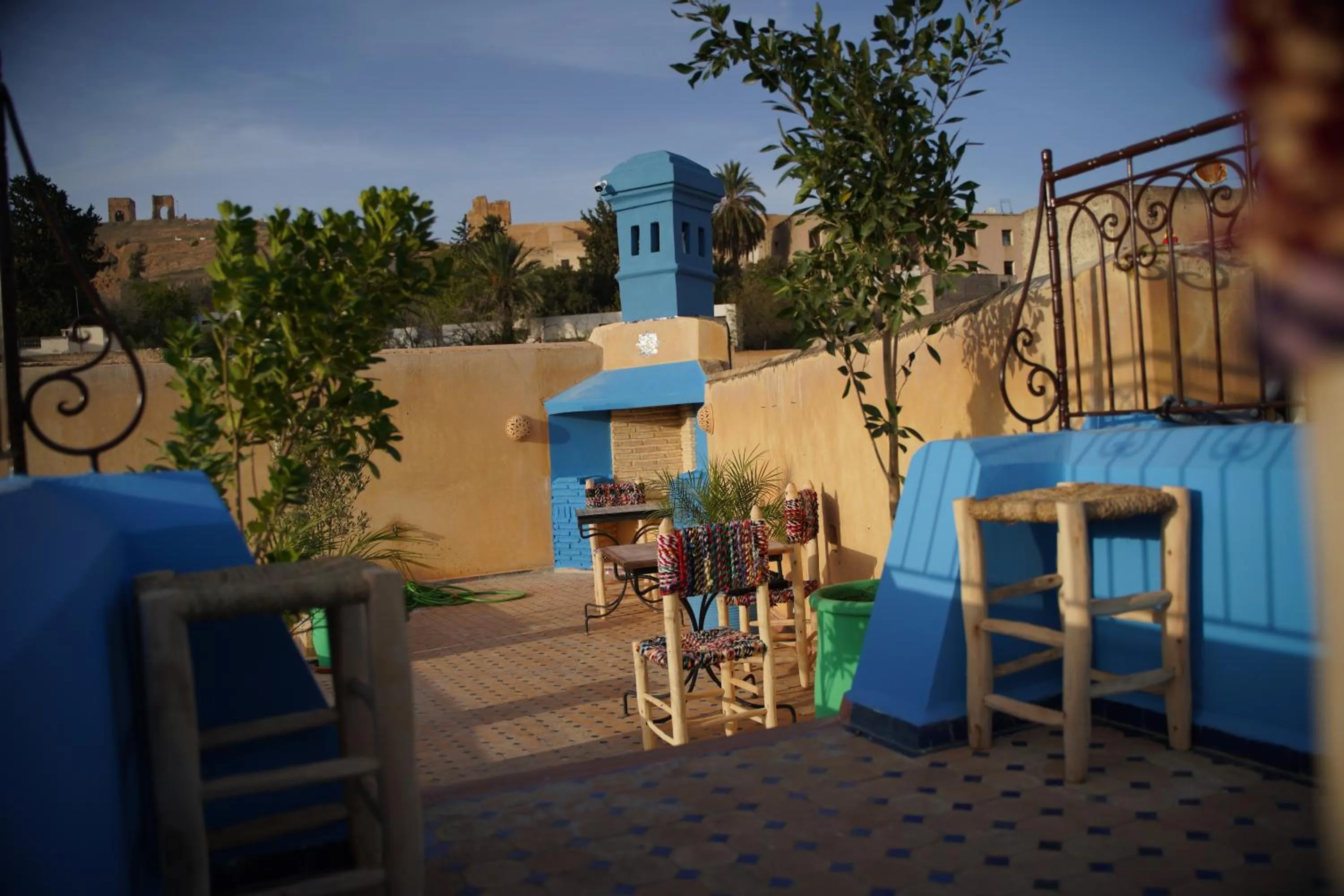 Patio in La Cheminée Bleue Fes