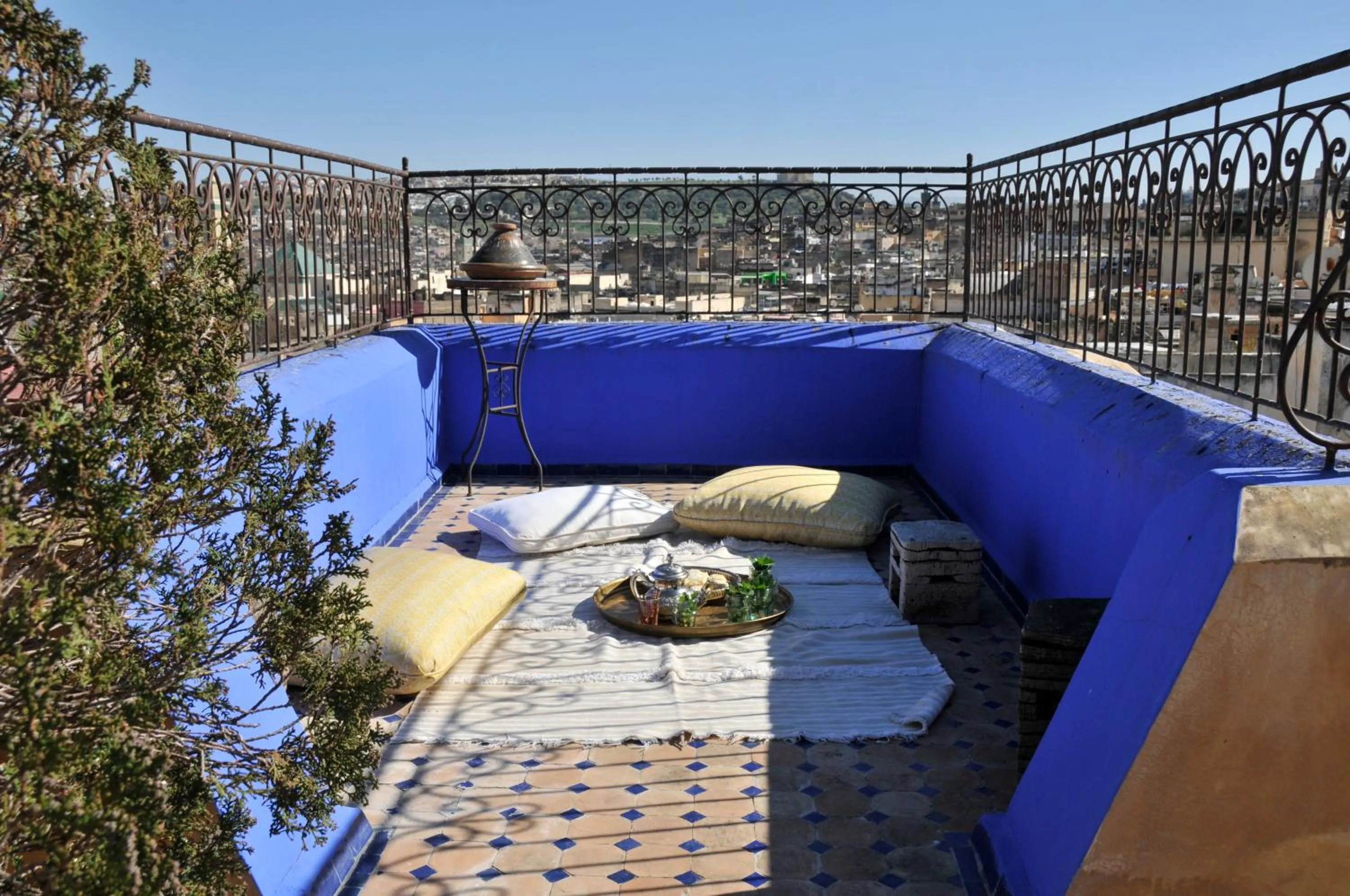 Patio in La Cheminée Bleue Fes