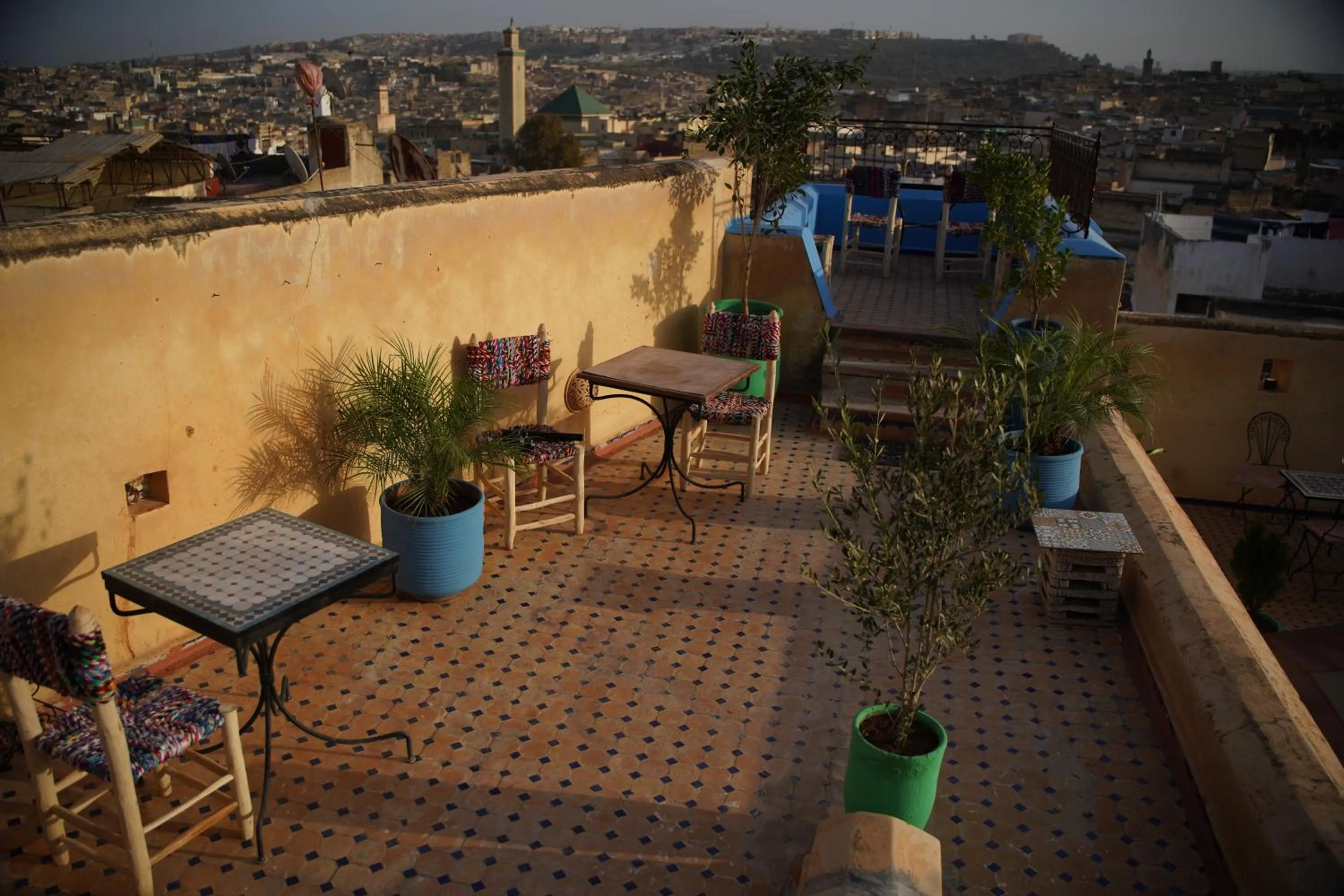 Patio in La Cheminée Bleue Fes