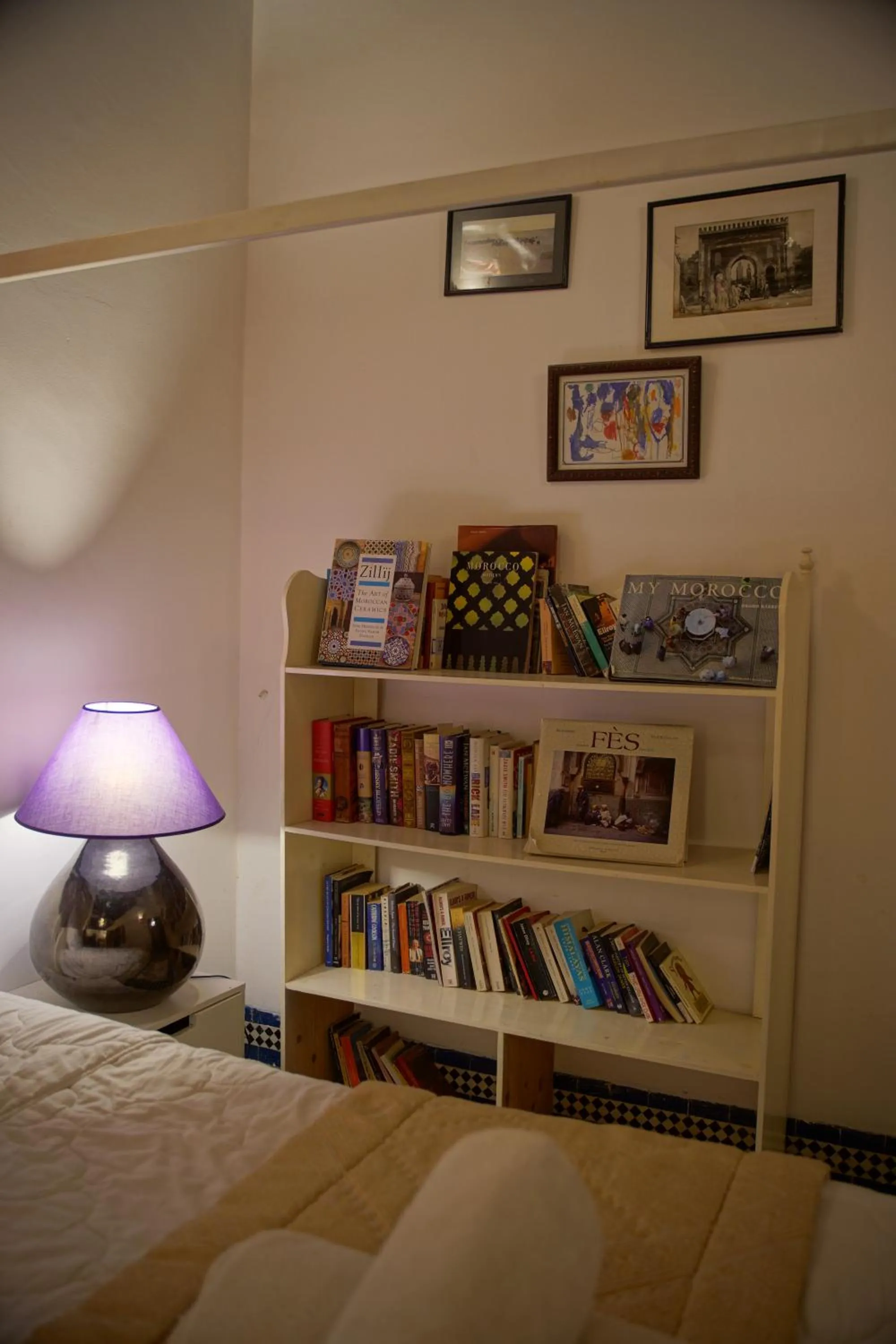 Bed in La Cheminée Bleue Fes