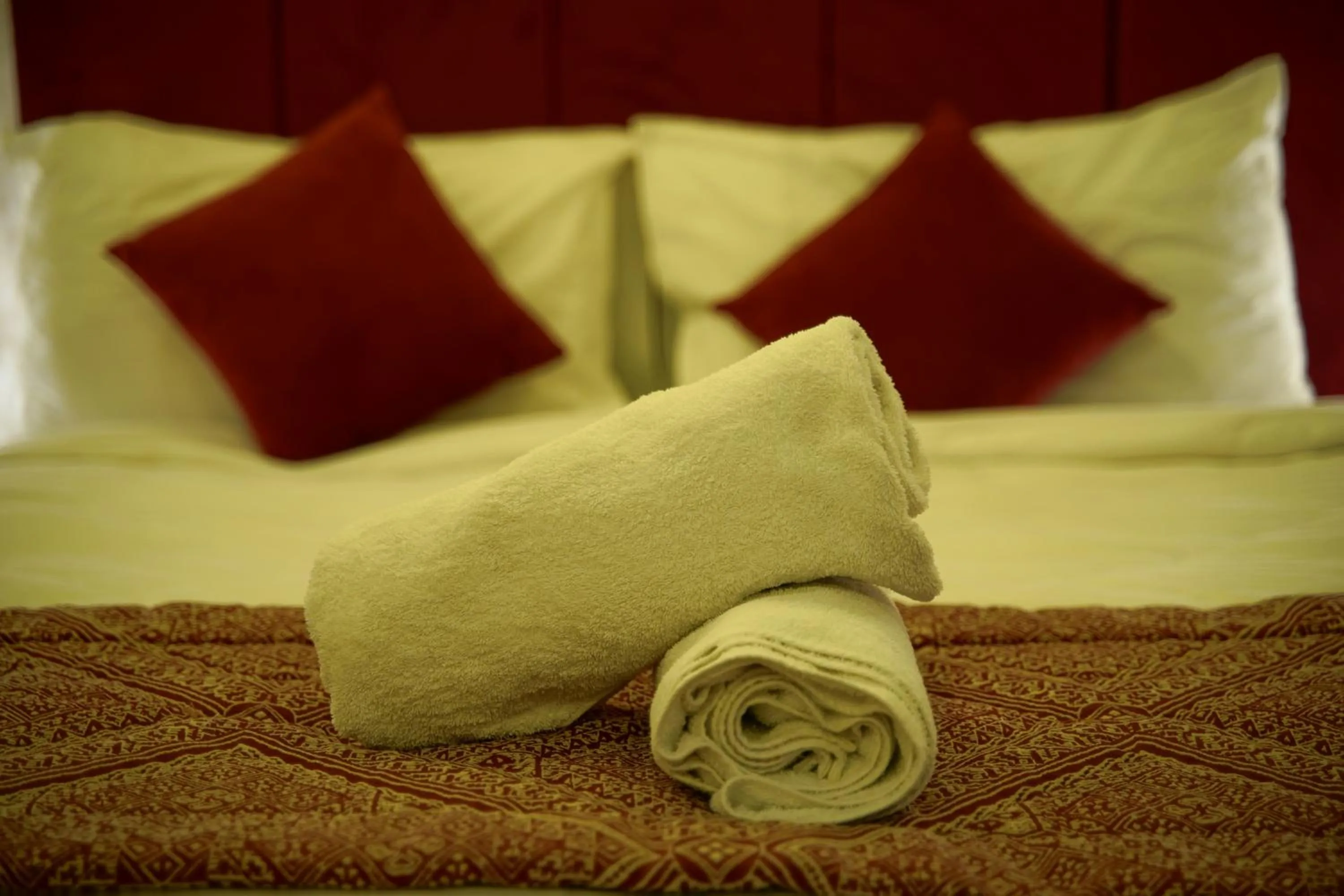 Bed in La Cheminée Bleue Fes