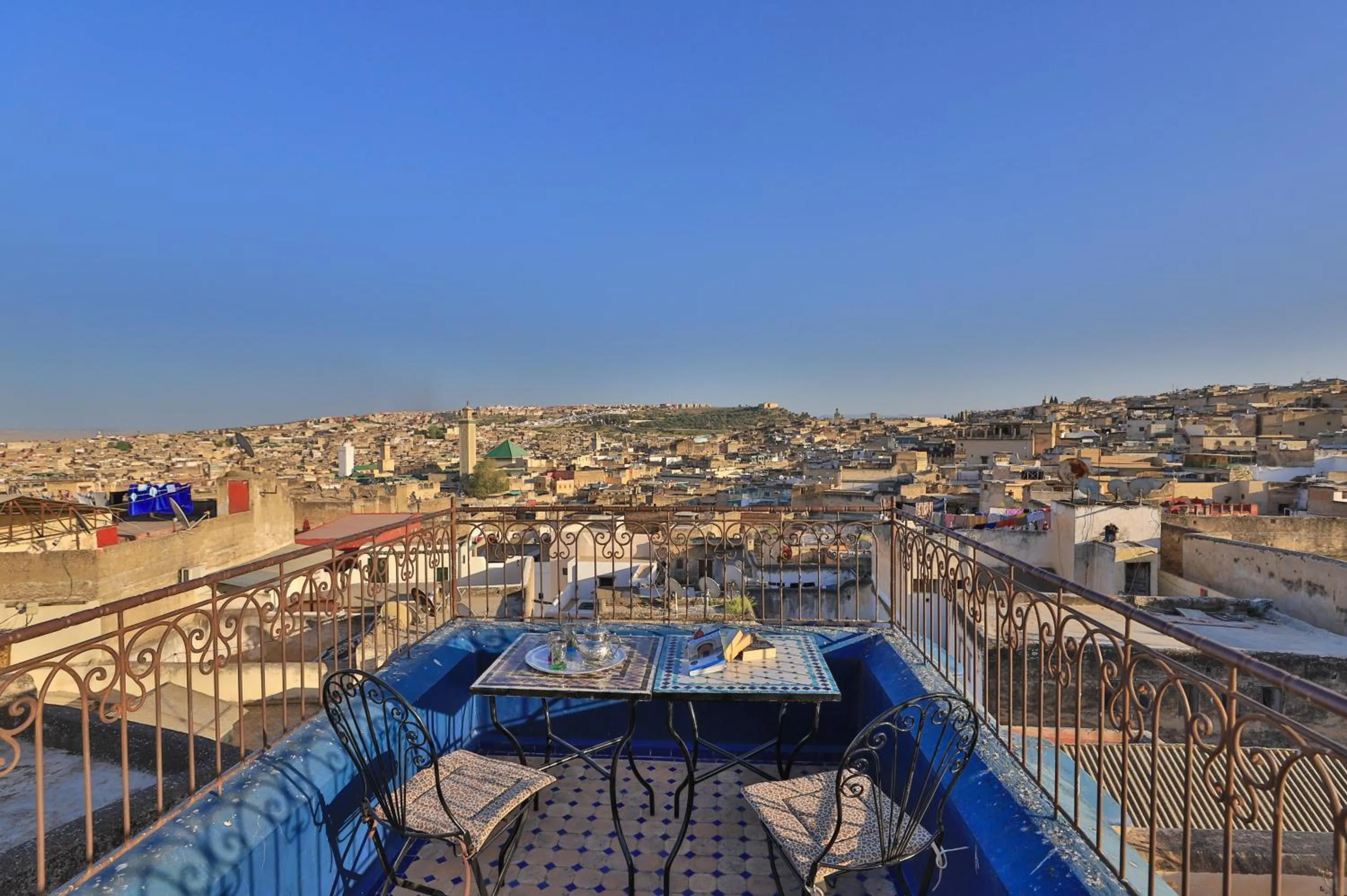 Patio in La Cheminée Bleue Fes