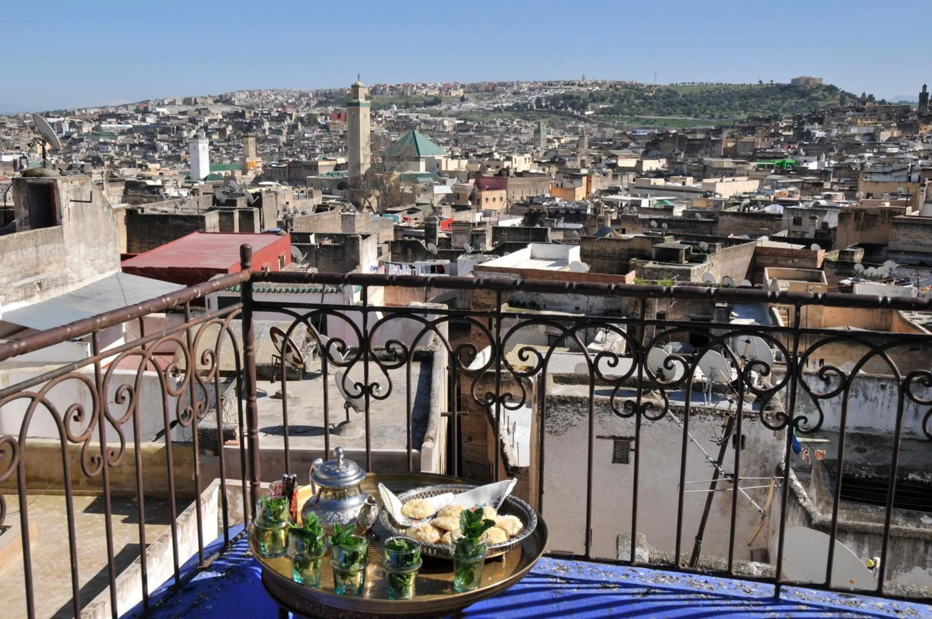 Patio in La Cheminée Bleue Fes