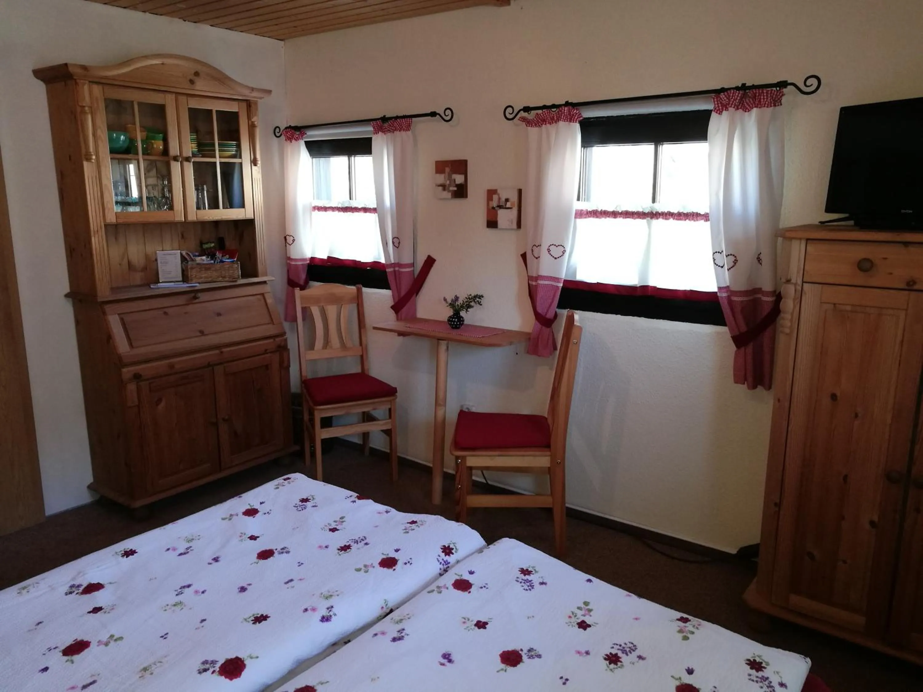 Decorative detail, Bed in Elbhangzimmer Dresden