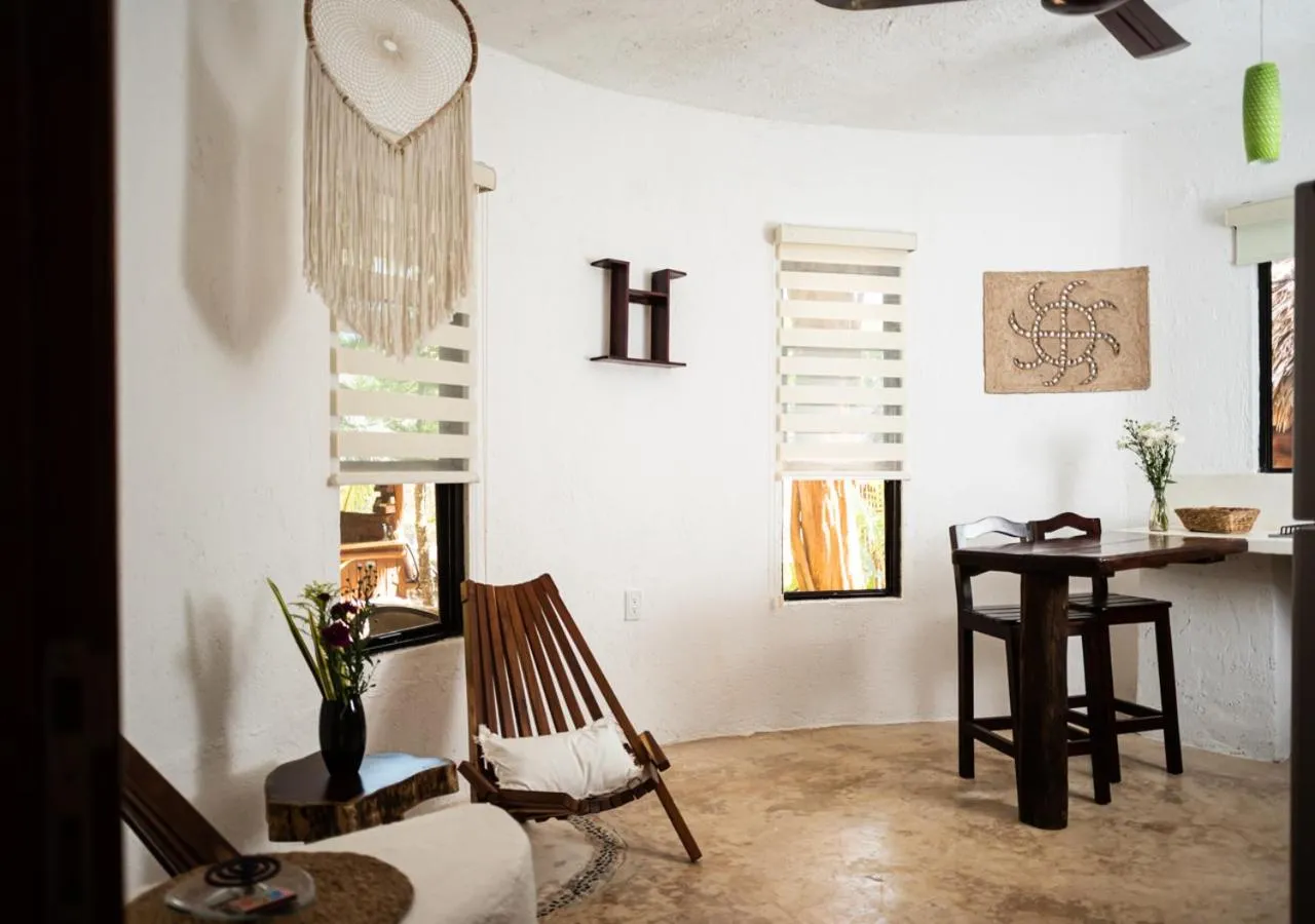 Living room in Villa Los Mangles Boutique Hotel