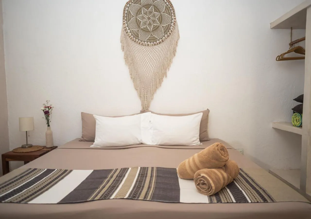 Bed in Villa Los Mangles Boutique Hotel