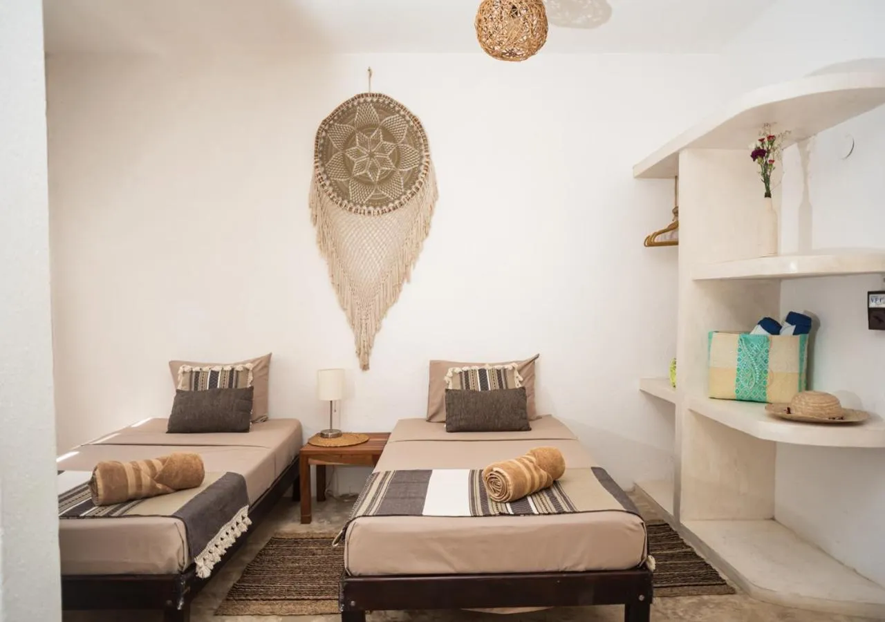 Bed in Villa Los Mangles Boutique Hotel