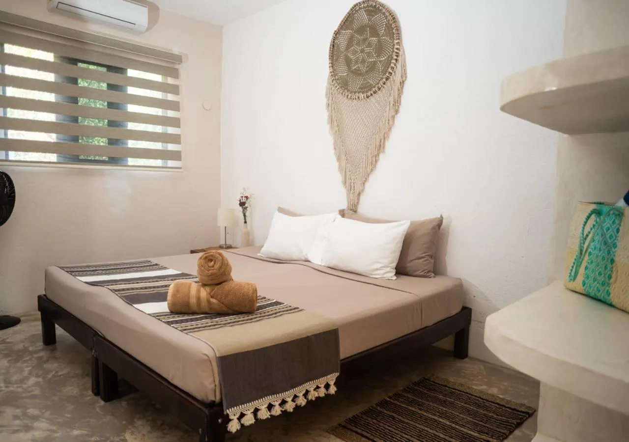 Bed in Villa Los Mangles Boutique Hotel