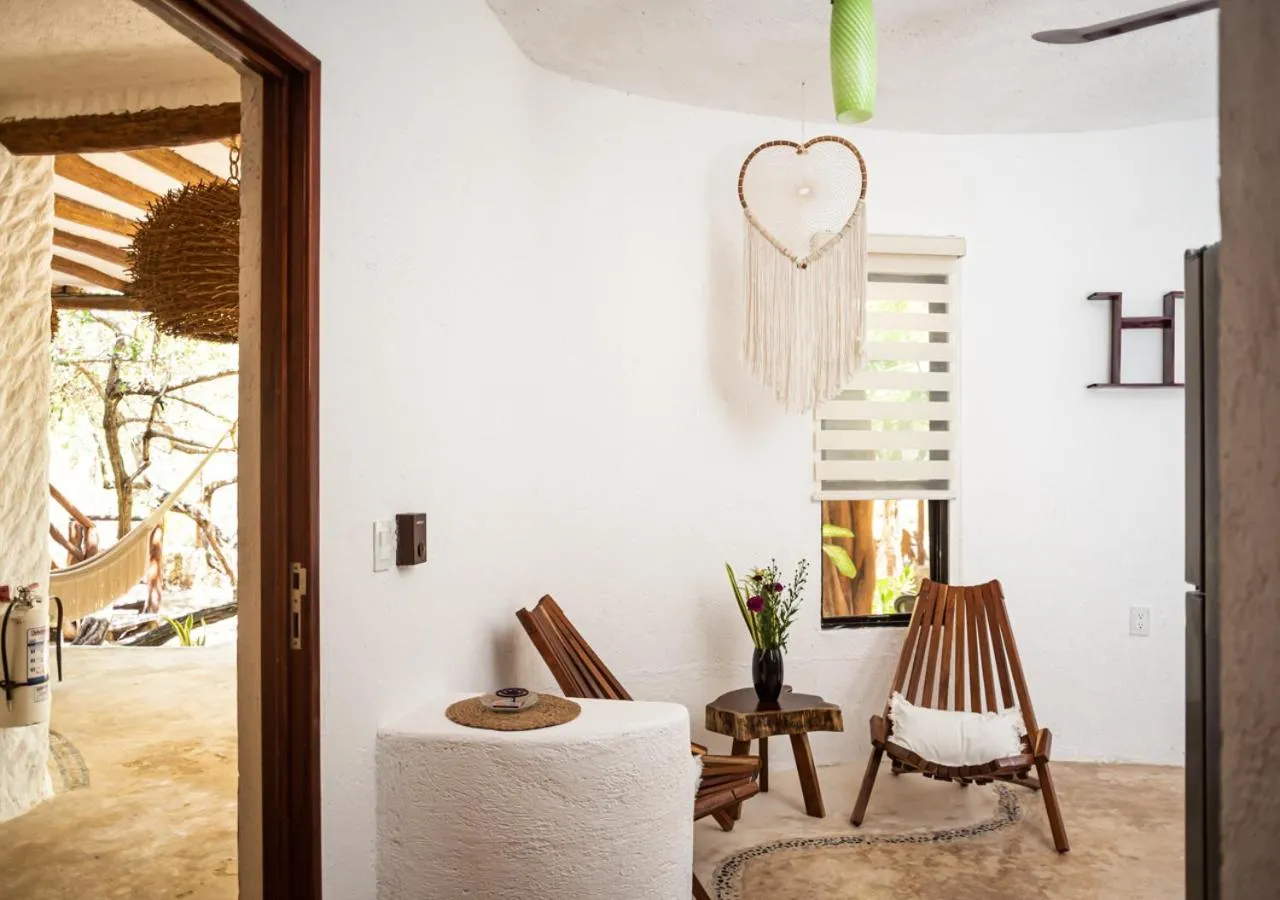 Living room in Villa Los Mangles Boutique Hotel