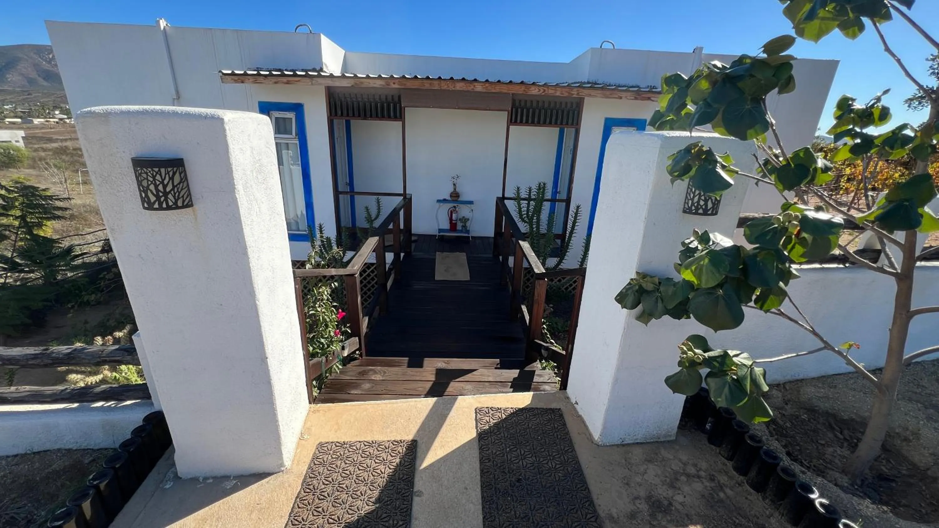 Facade/entrance in Santerra, Valle de Guadalupe