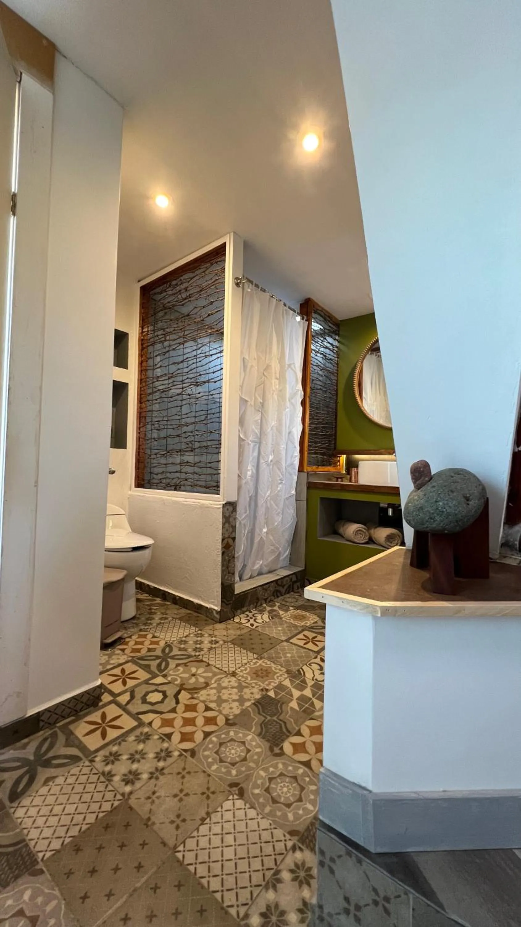 Bathroom in Santerra, Valle de Guadalupe