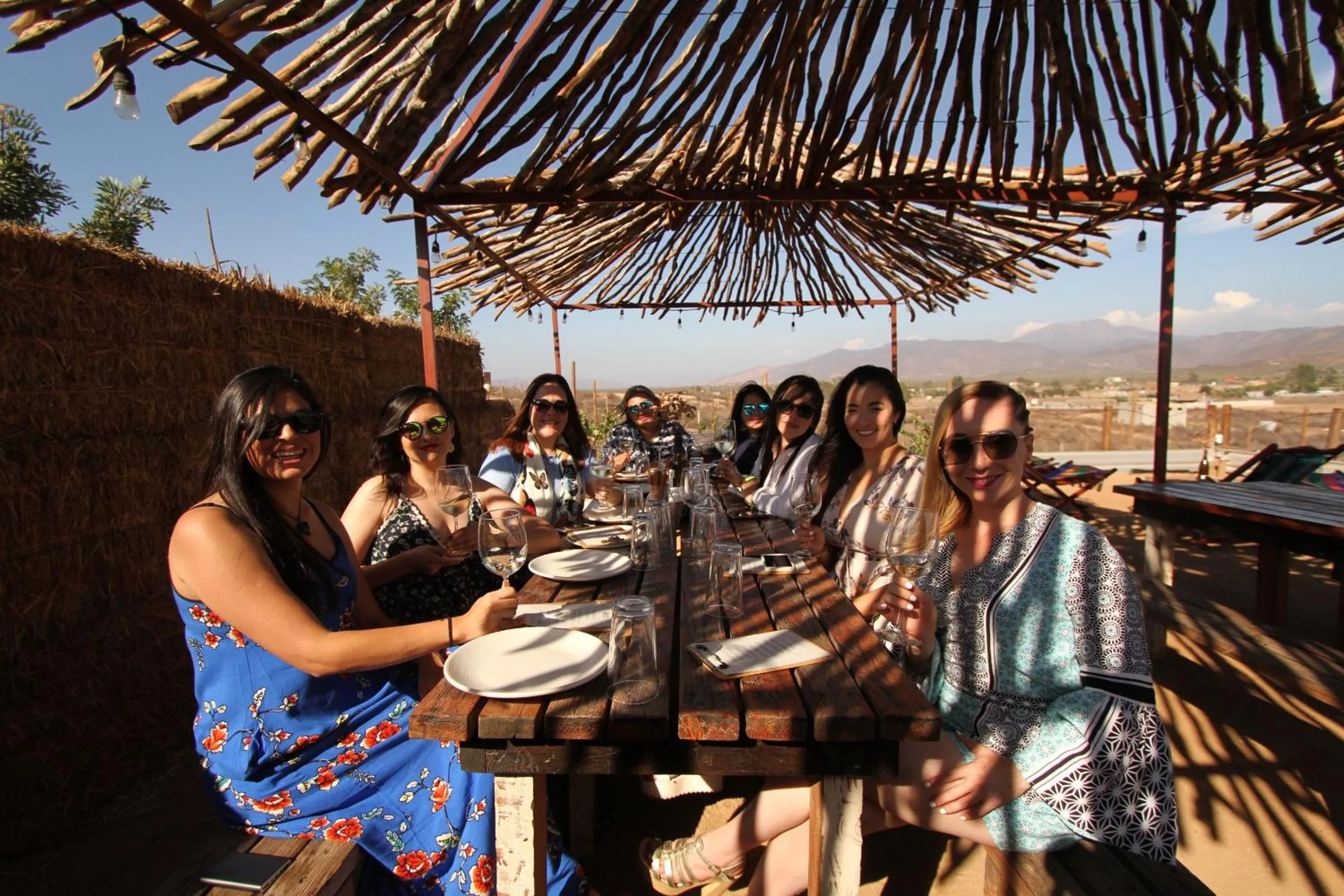 People in Santerra, Valle de Guadalupe