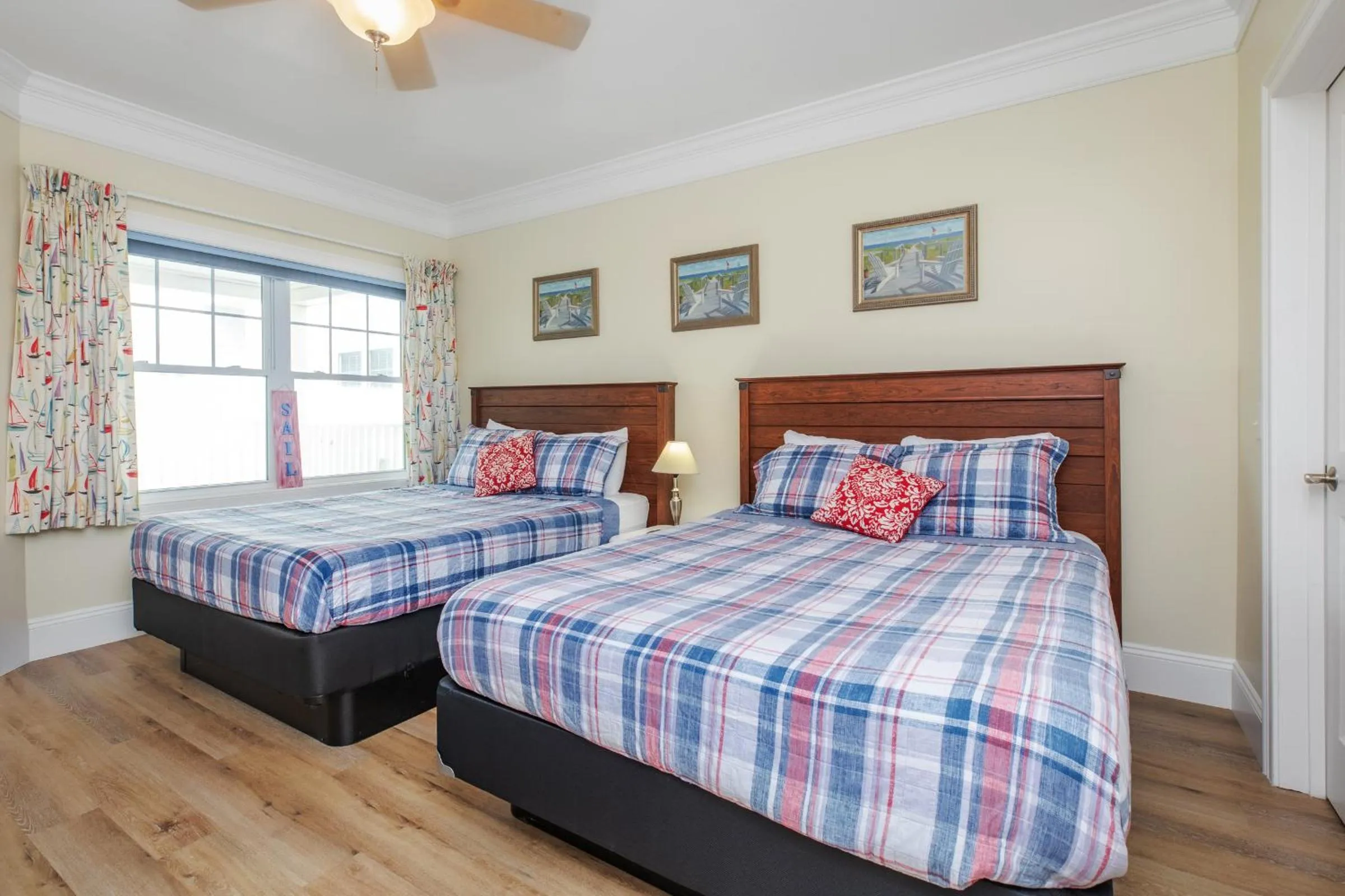 Bed in Atlantic Breeze Suites