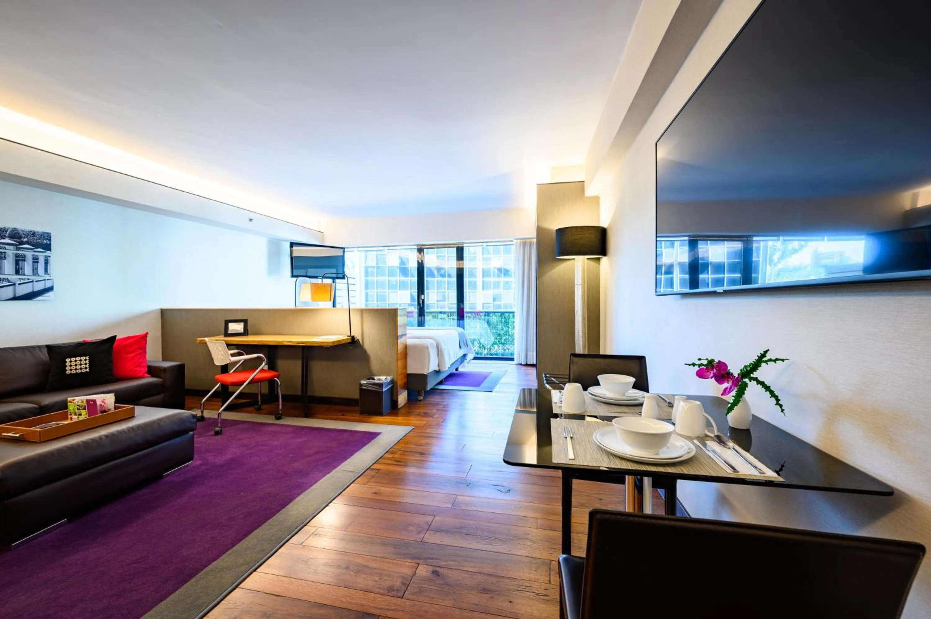 Dining area in Las Suites Campos Eliseos