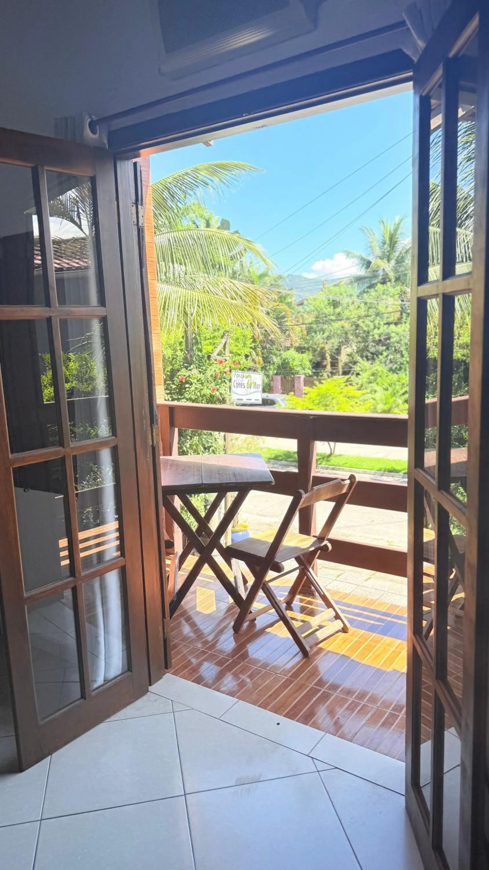 Balcony/Terrace in Pousada Cores Do Mar