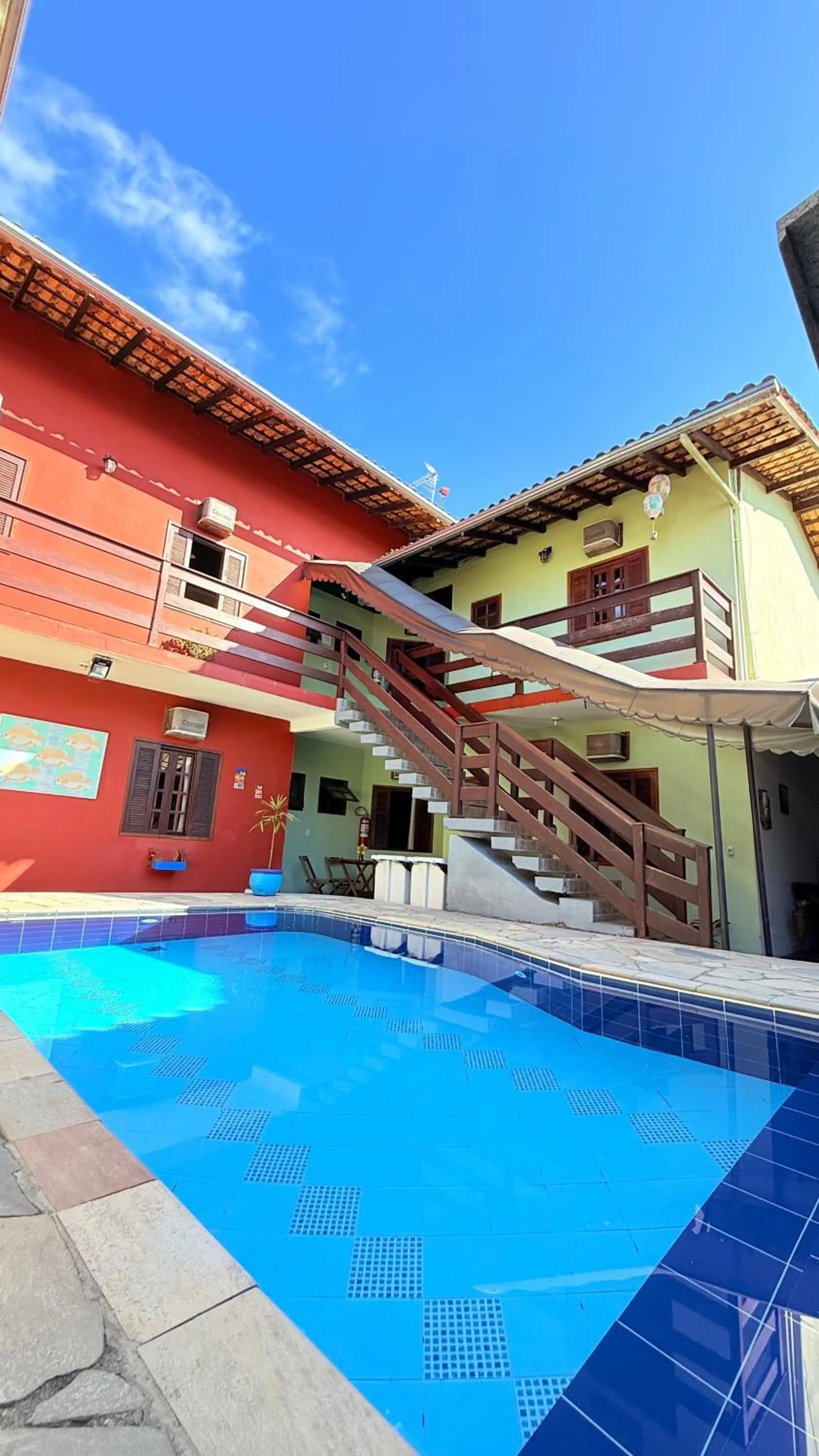 Swimming pool in Pousada Cores Do Mar