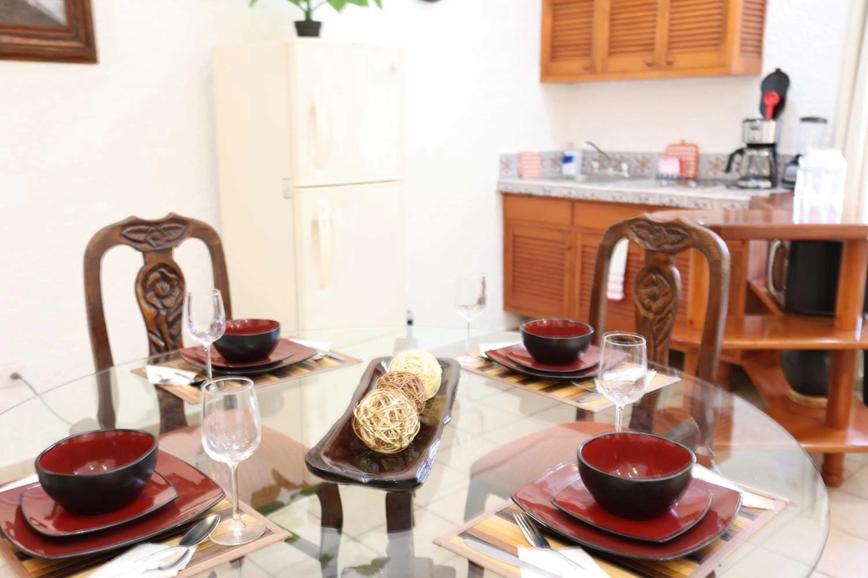 Kitchen or kitchenette in Hotel Bosque Caribe, 5th Av. zone