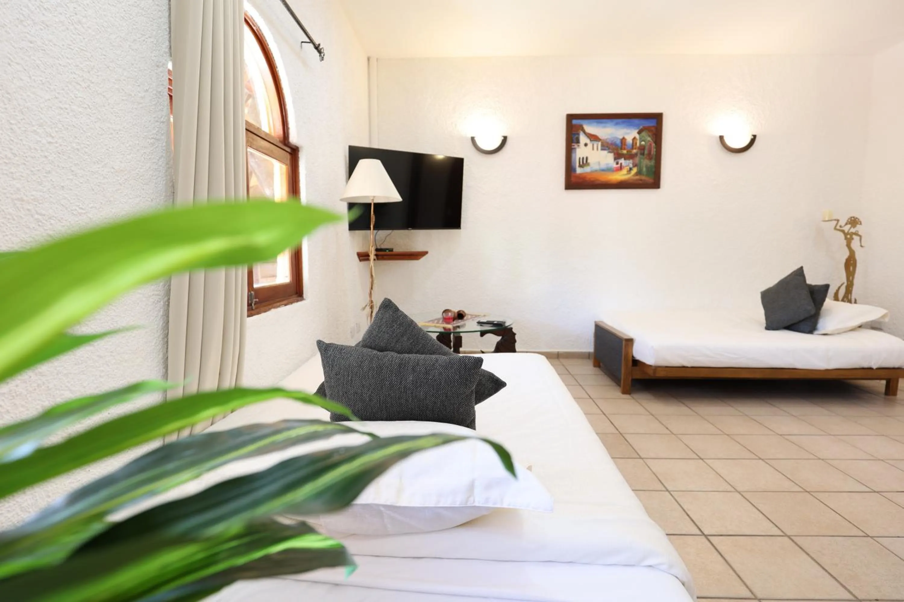 Bed in Hotel Bosque Caribe, 5th Av. zone