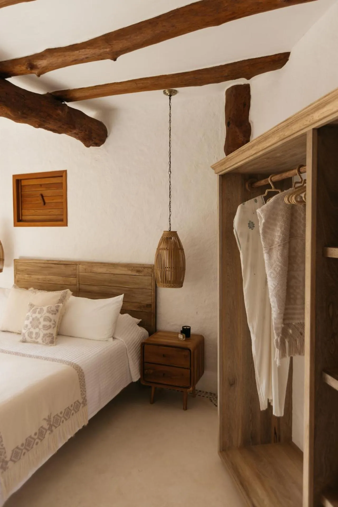 Bed in Casa Las Tortugas Petit Beach Hotel & Spa