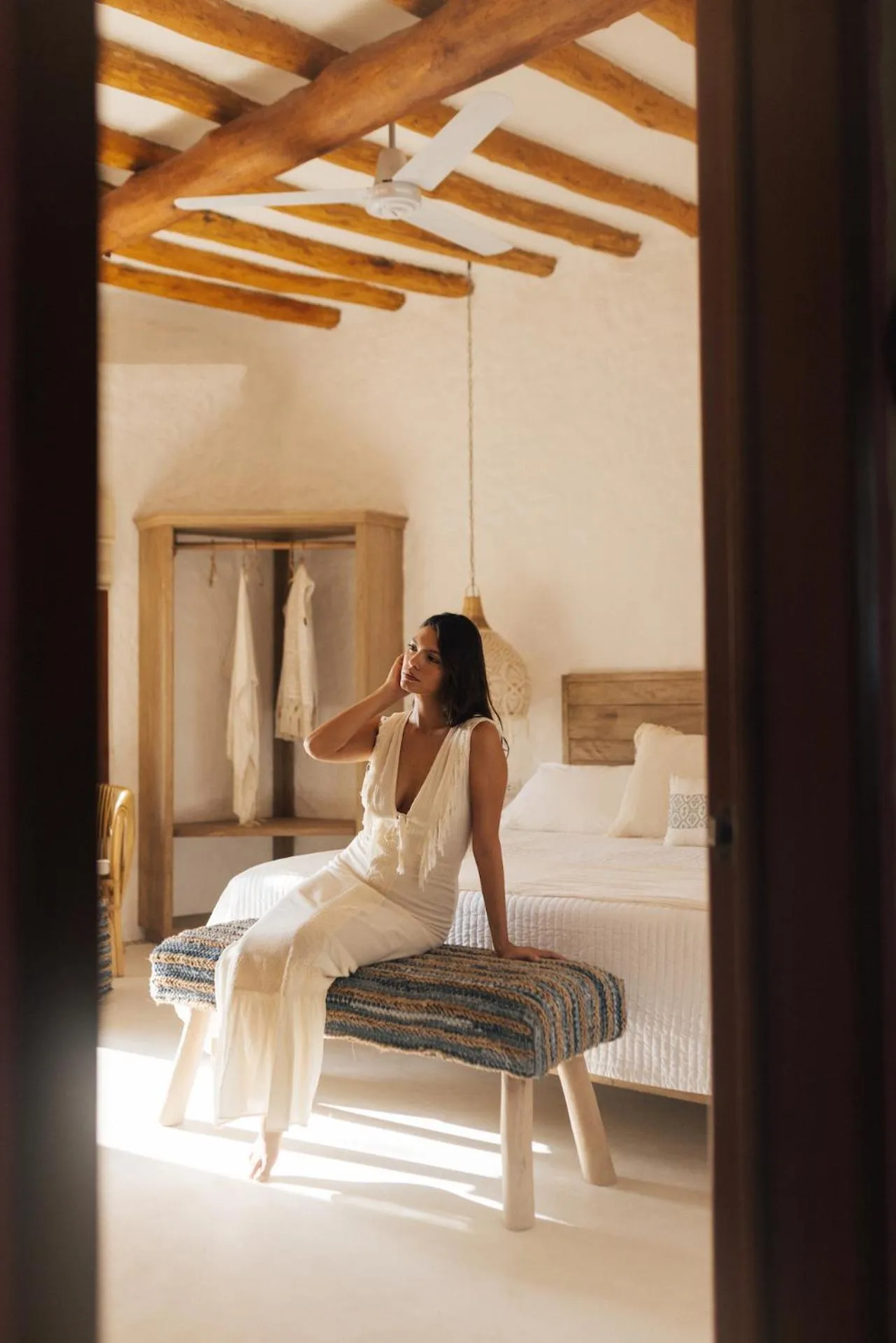 Bed in Casa Las Tortugas Petit Beach Hotel & Spa