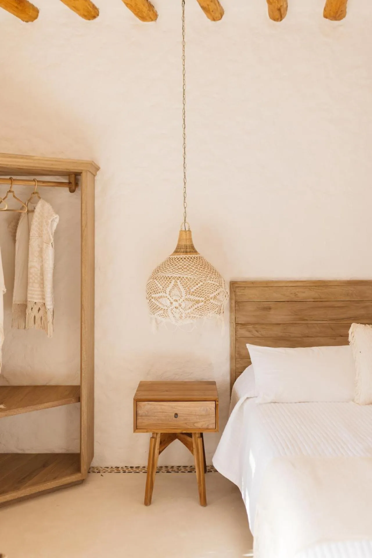 Bed in Casa Las Tortugas Petit Beach Hotel & Spa