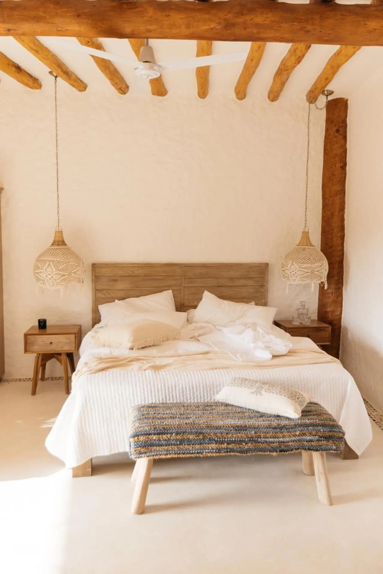 Bed in Casa Las Tortugas Petit Beach Hotel & Spa