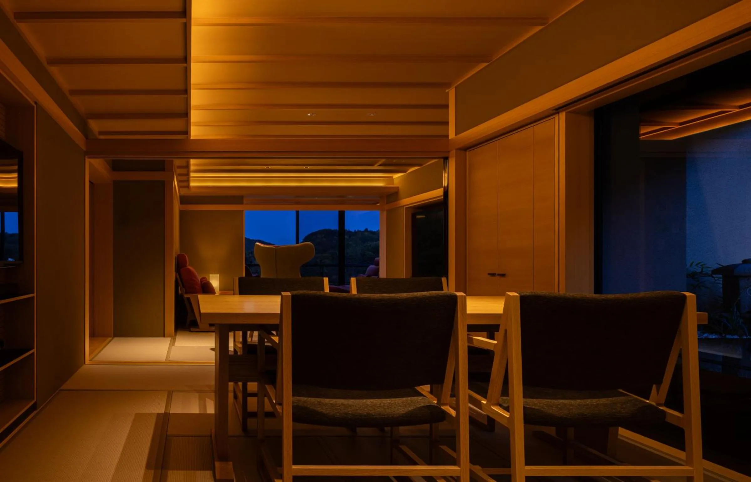 Dining area in Kinzan