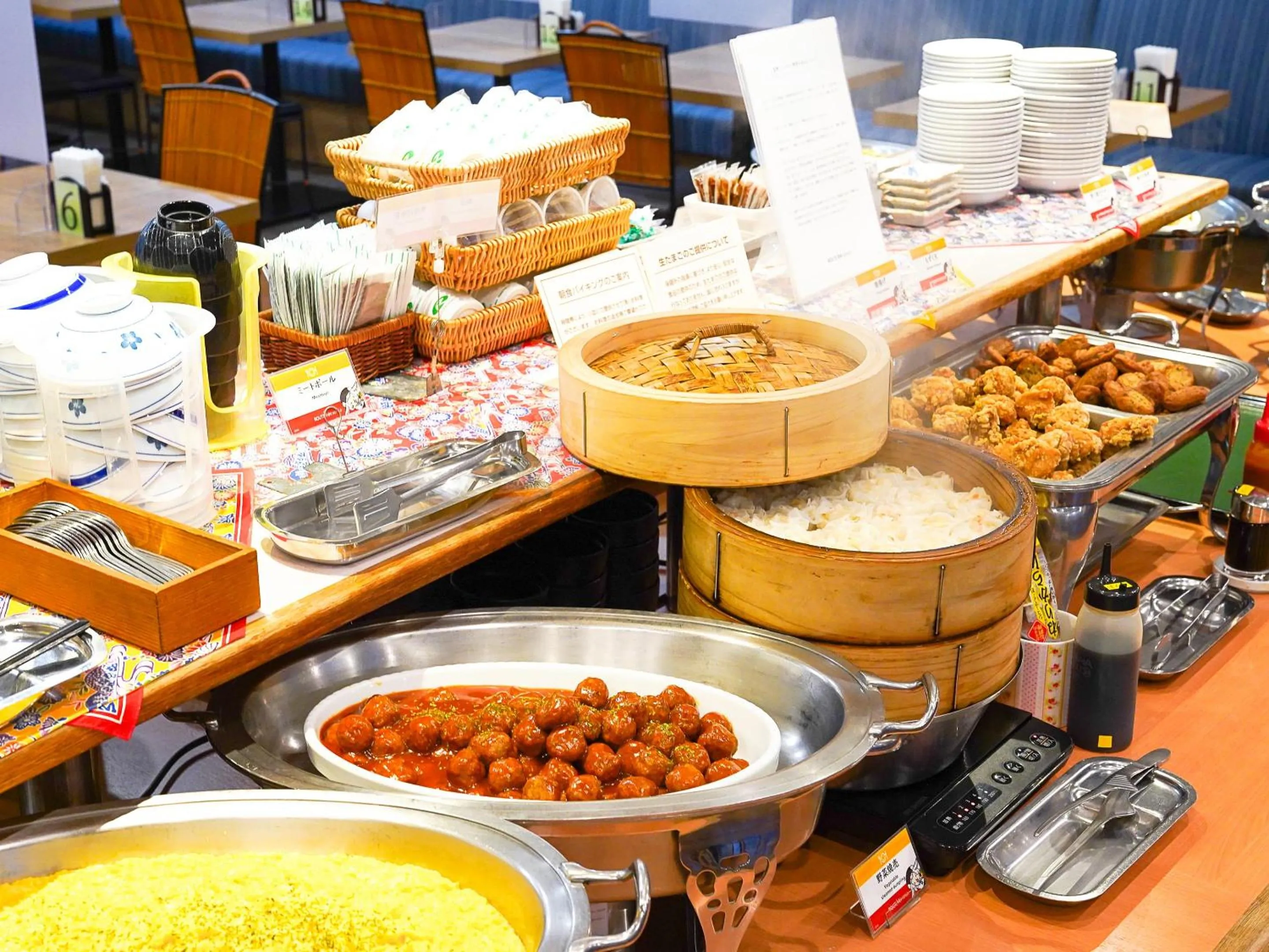 Buffet breakfast in Route Inn Grantia Ishigaki