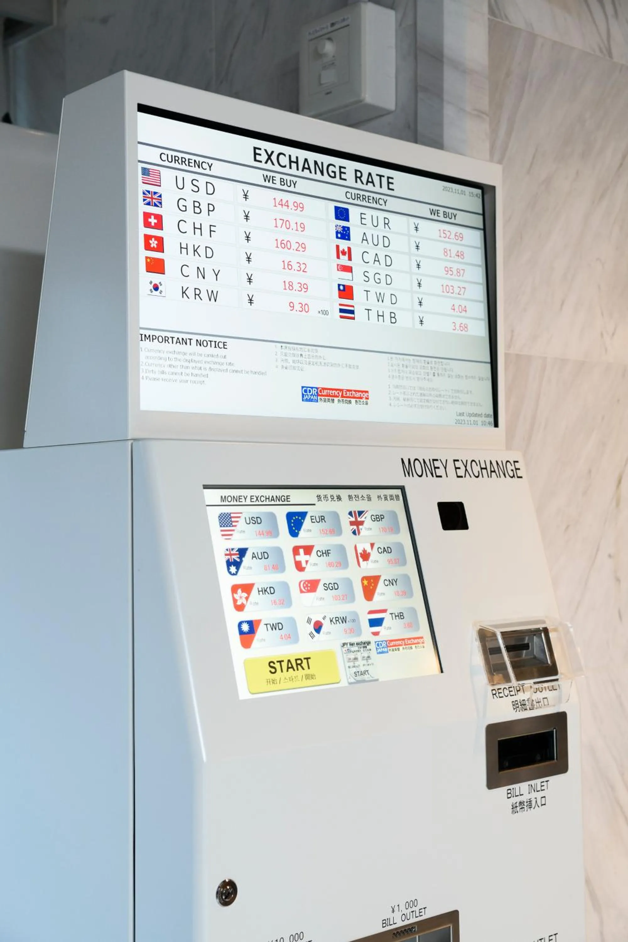 Area and facilities in Hotel Asia Center of Japan