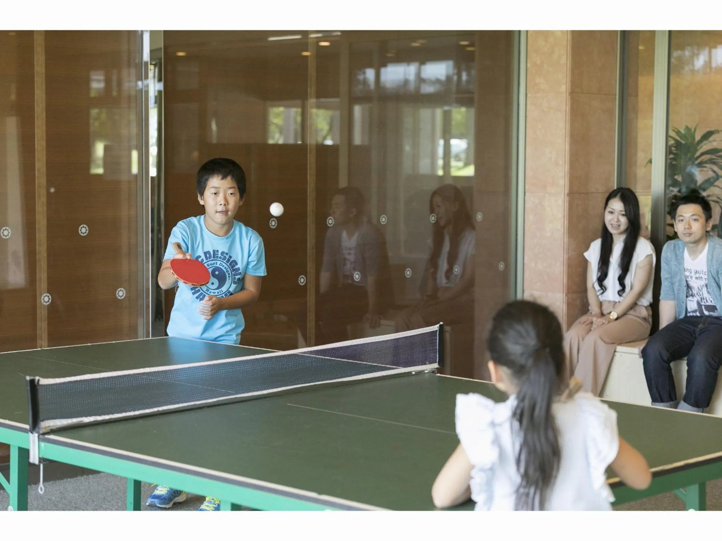 Table tennis in Aso Resort Grandvrio Hotel