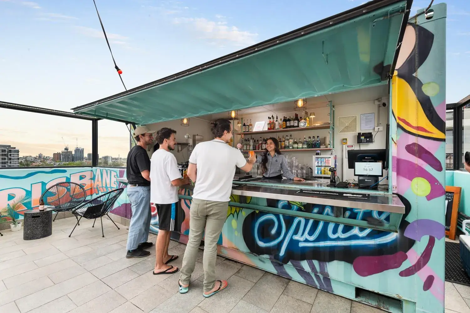 Lounge or bar in YHA Brisbane City Lounge or bar in YHA Brisbane City