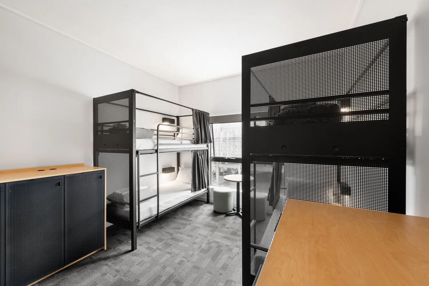 Bed in YHA Brisbane City