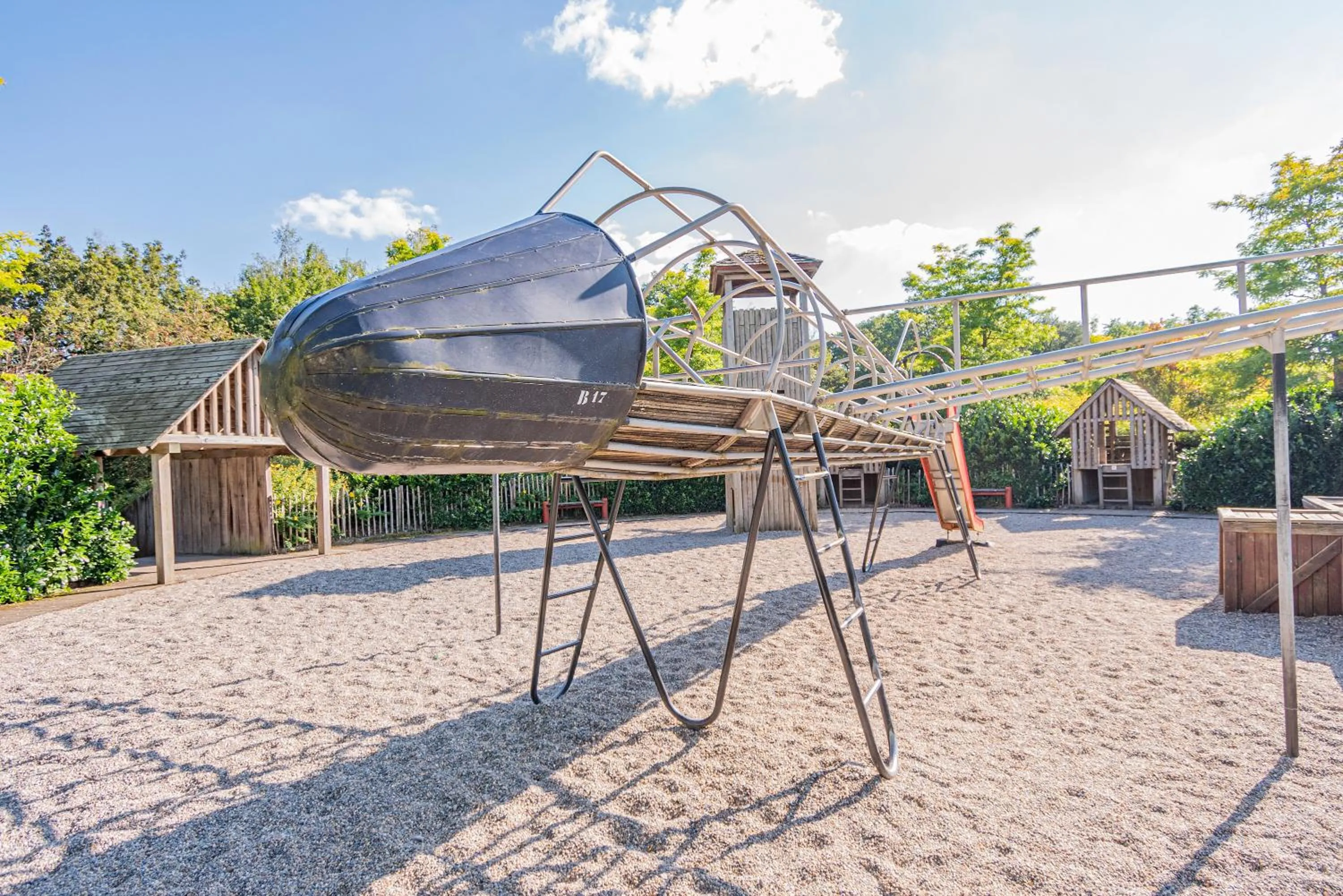 Children play ground in Les Rhodos