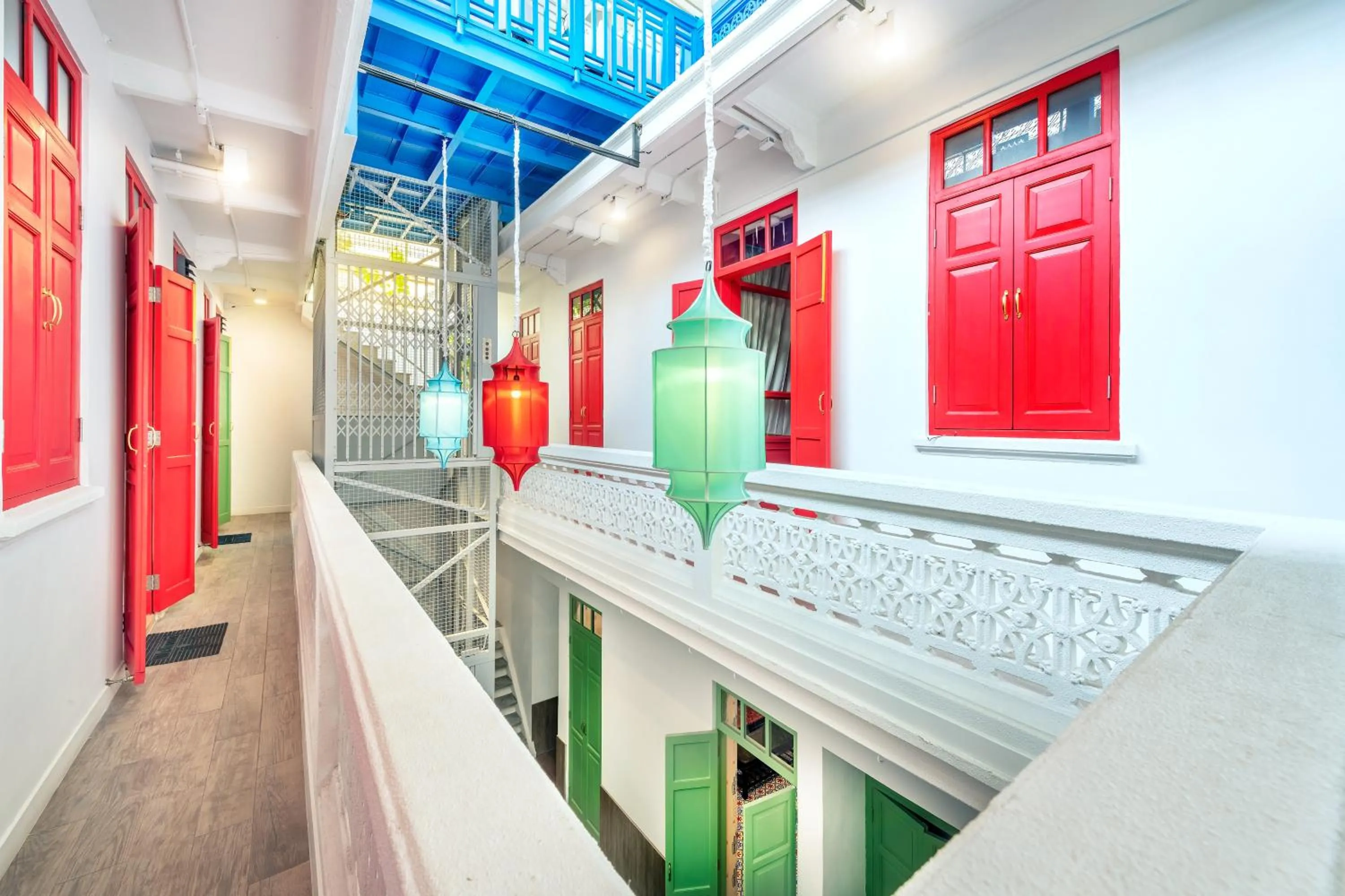 Decorative detail in Ama Hostel Bangkok