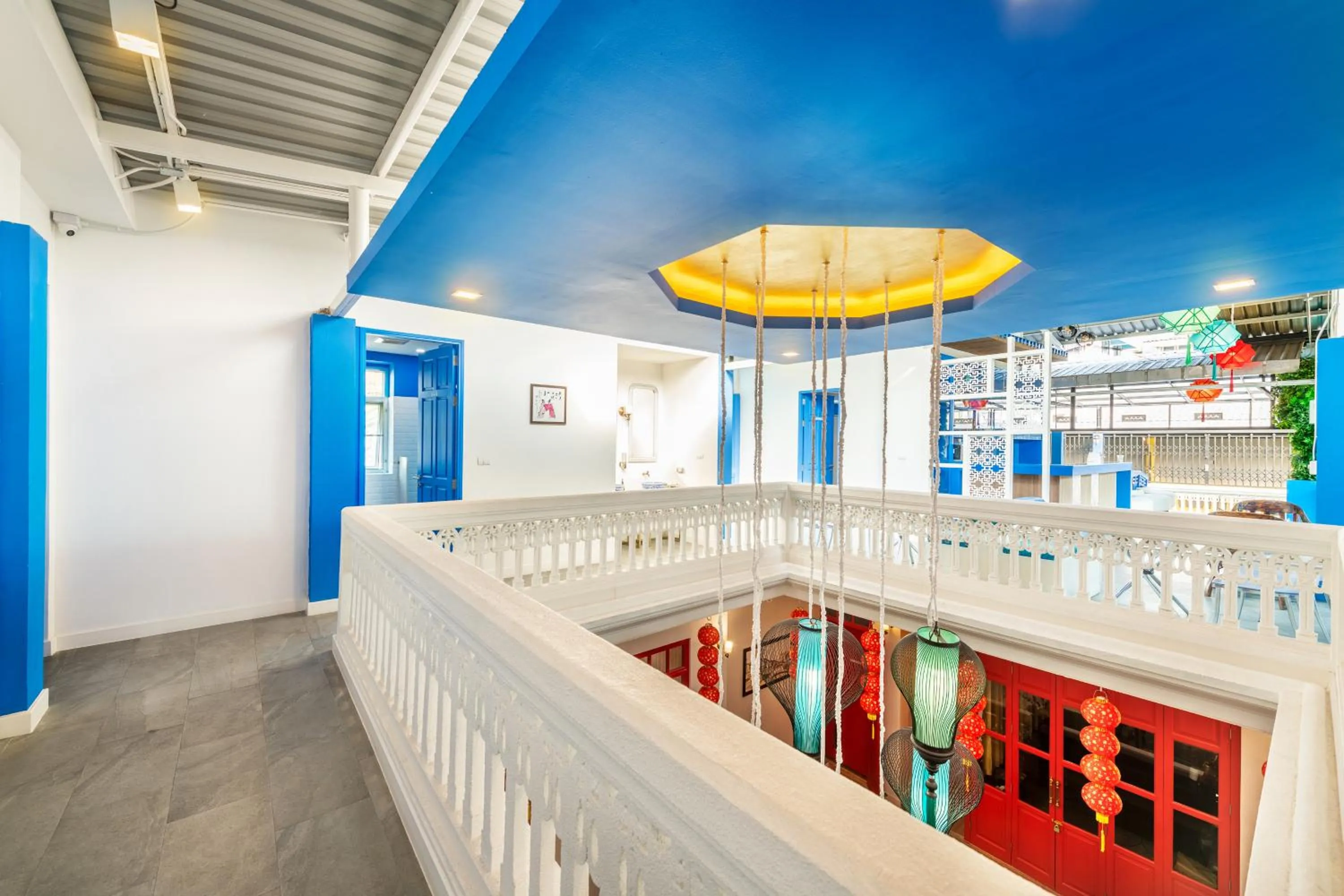 Decorative detail in Ama Hostel Bangkok