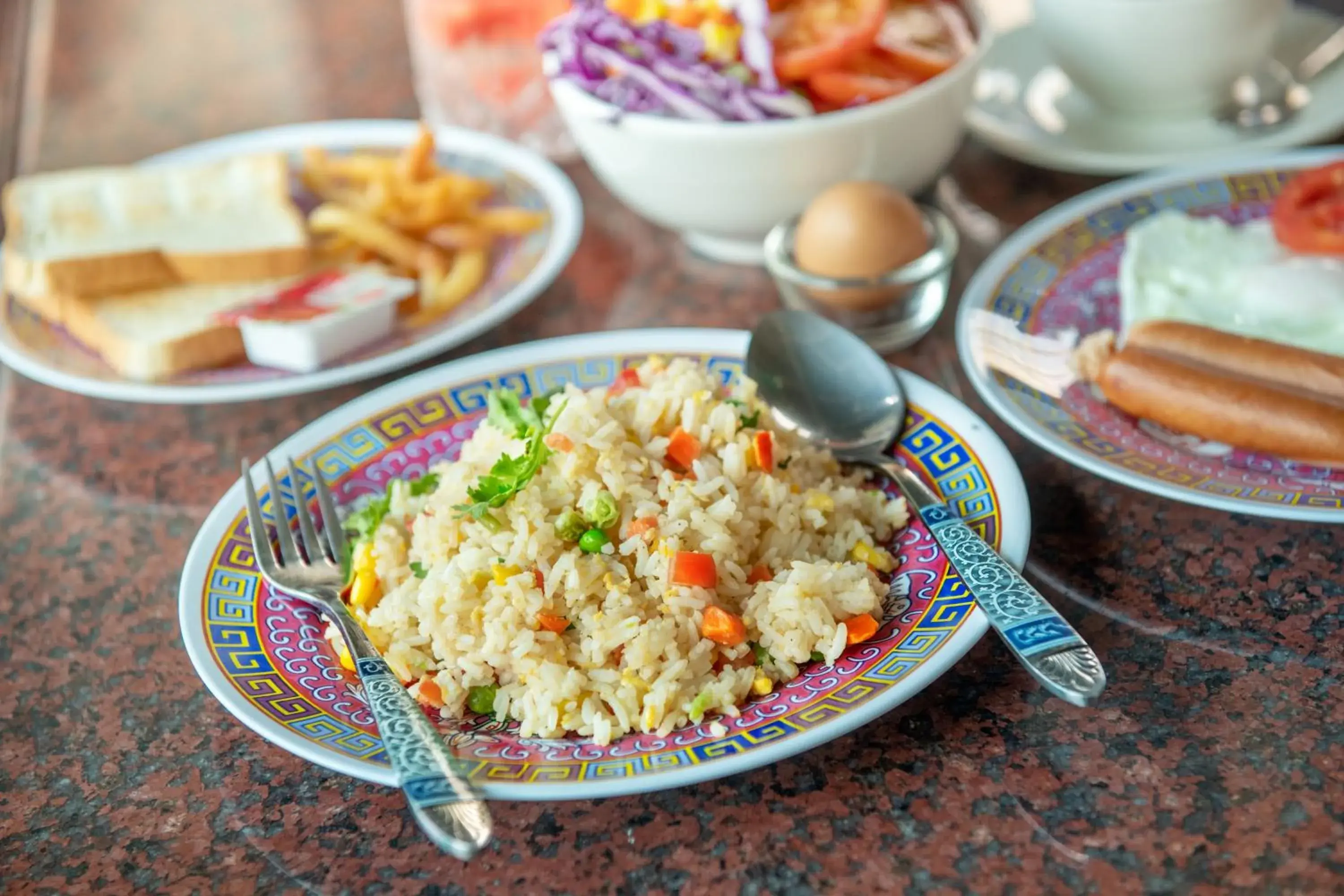 Breakfast in Ama Hostel Bangkok Breakfast in Ama Hostel Bangkok