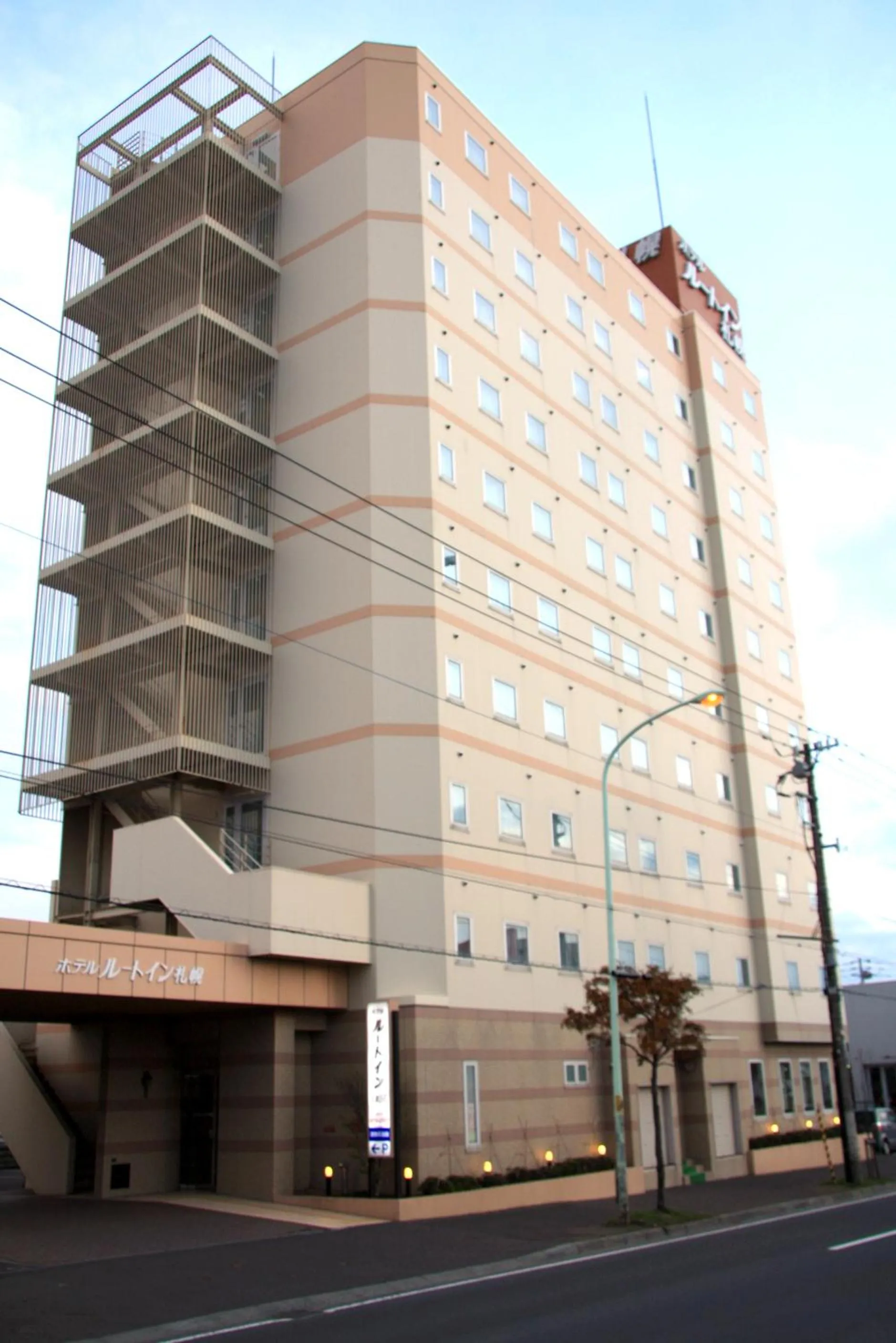 Property building in Hotel Route-Inn Sapporo Shiroishi