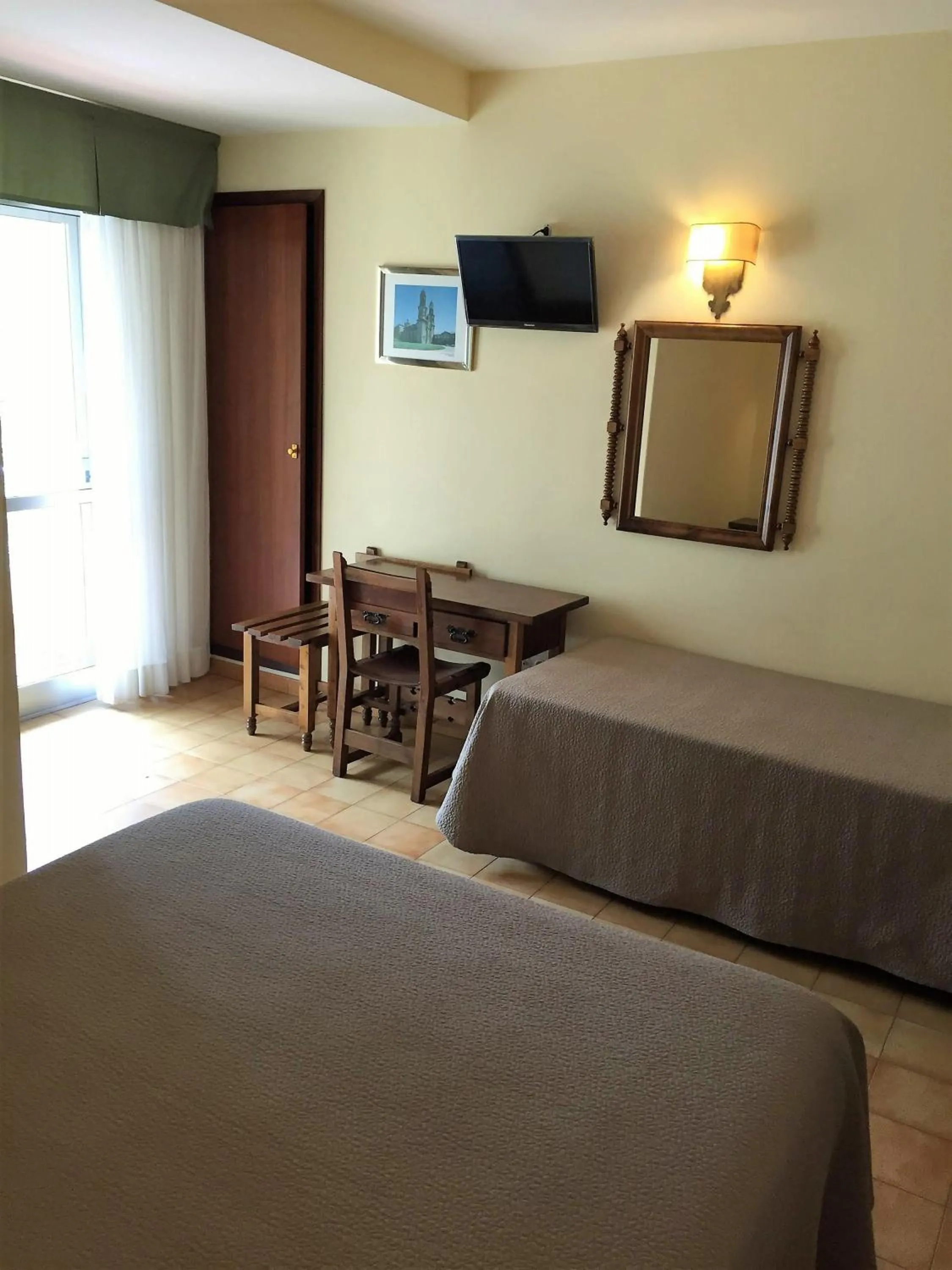 Bed in Hotel Nuevo Cachalote