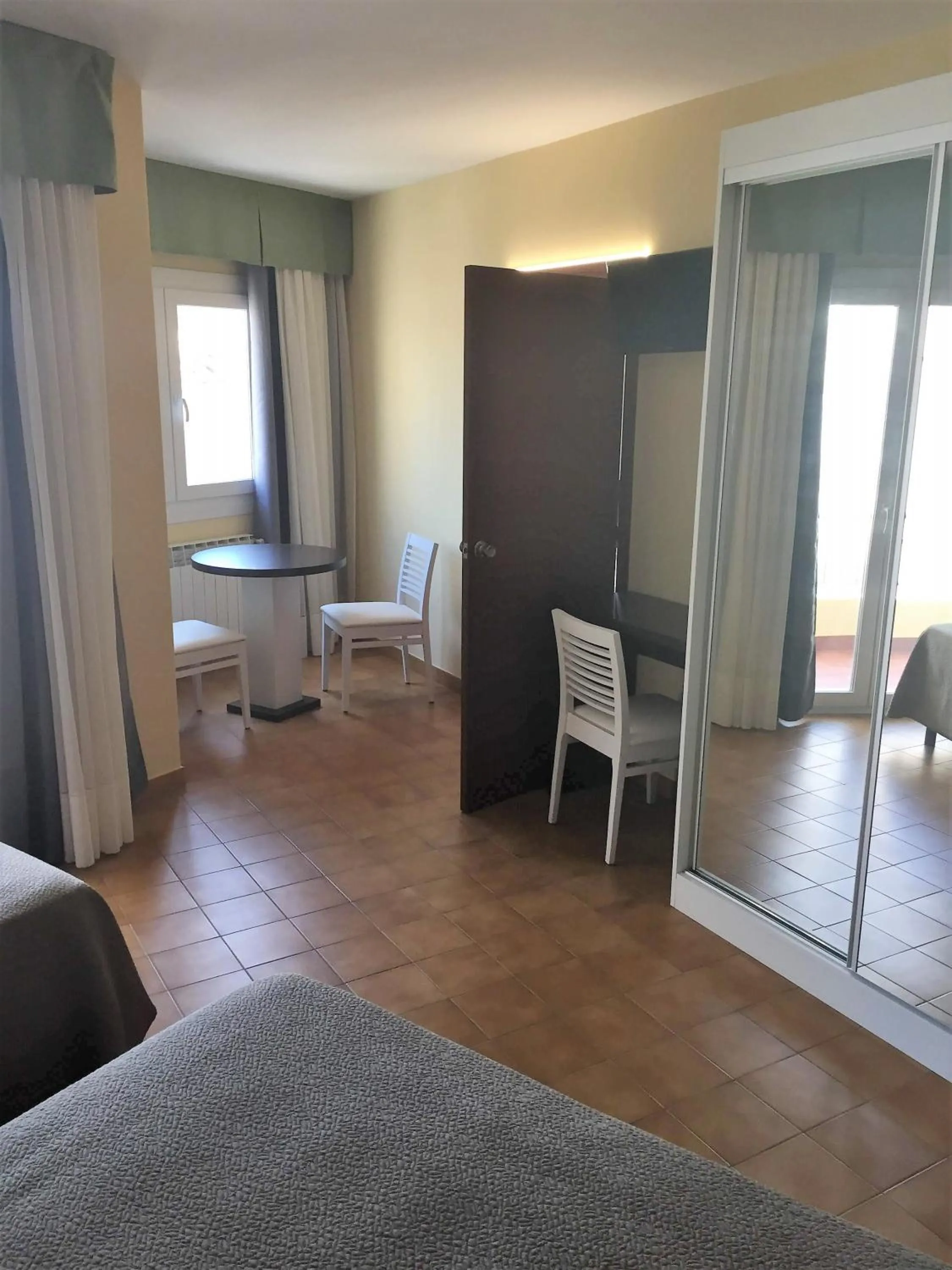 Bed in Hotel Nuevo Cachalote