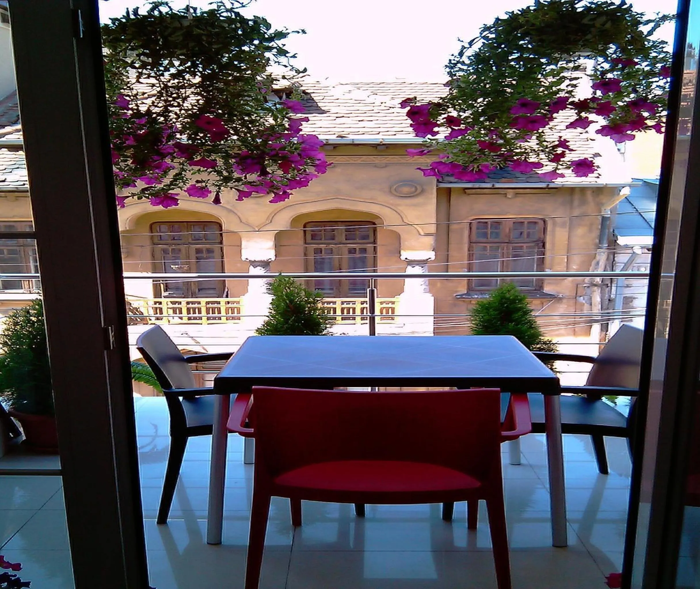 Balcony/Terrace in Hotel Tranzzit