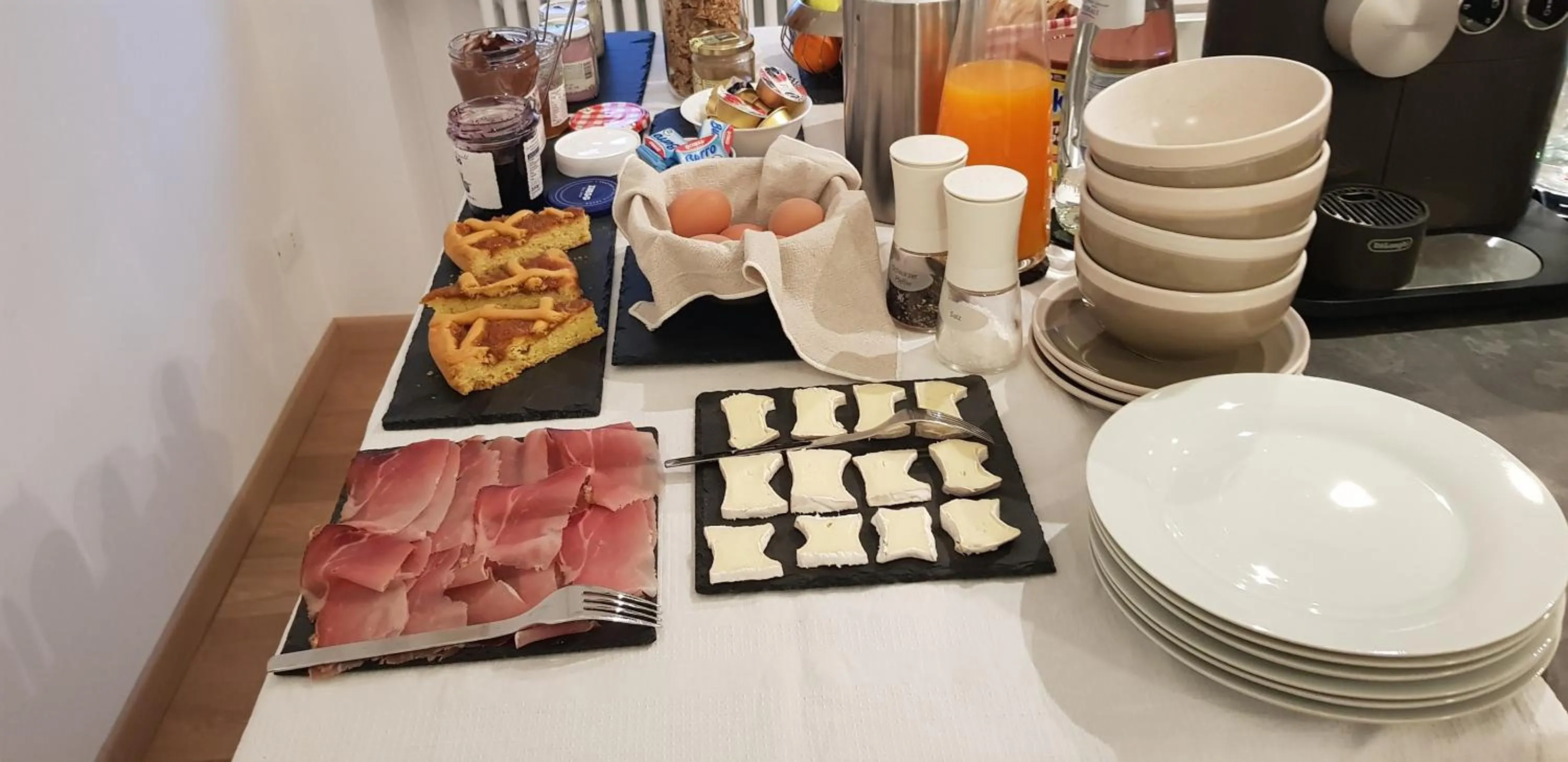 Italian breakfast in B&B agli Orti